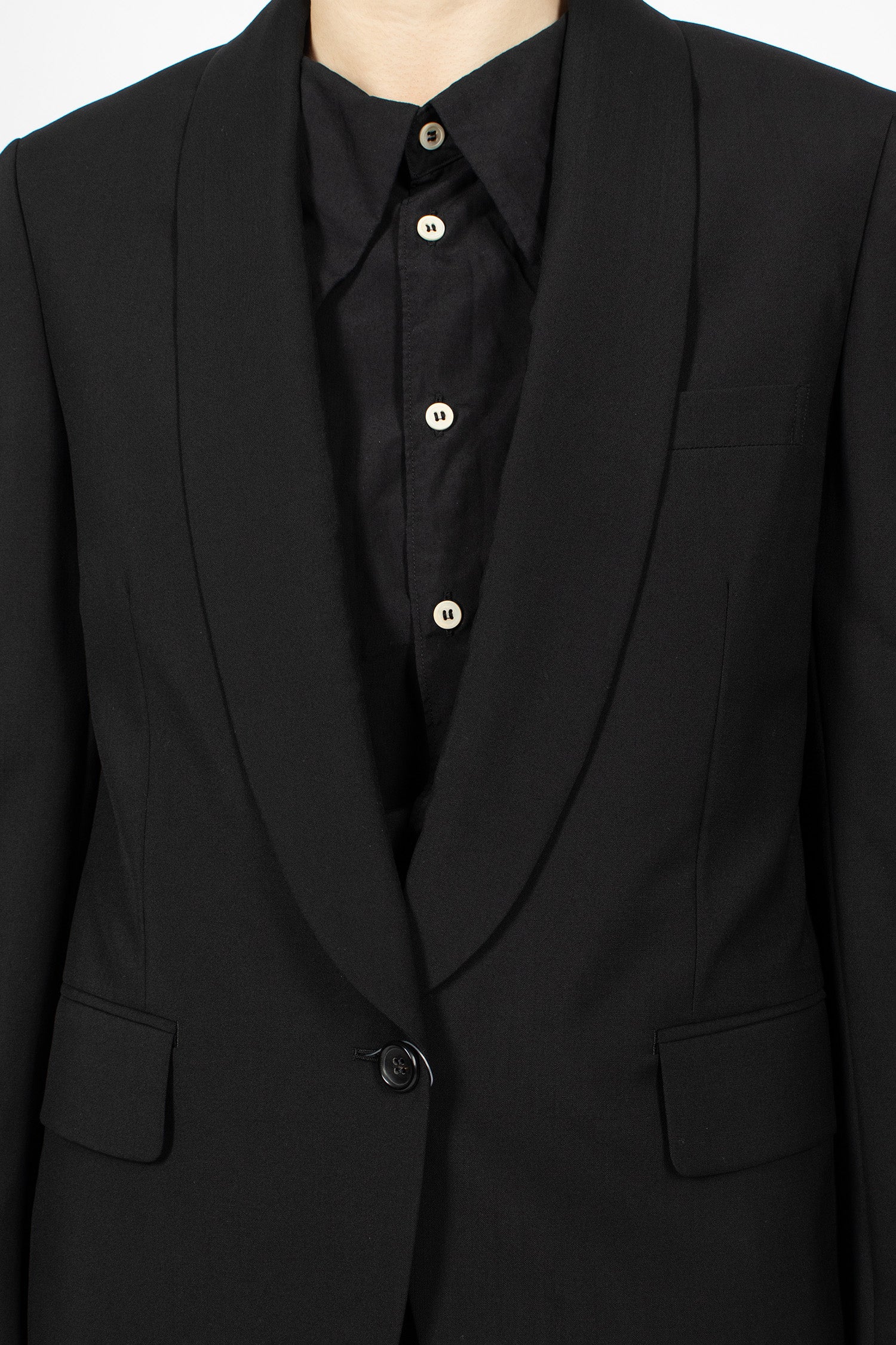 Tux Blazer Jacket Black