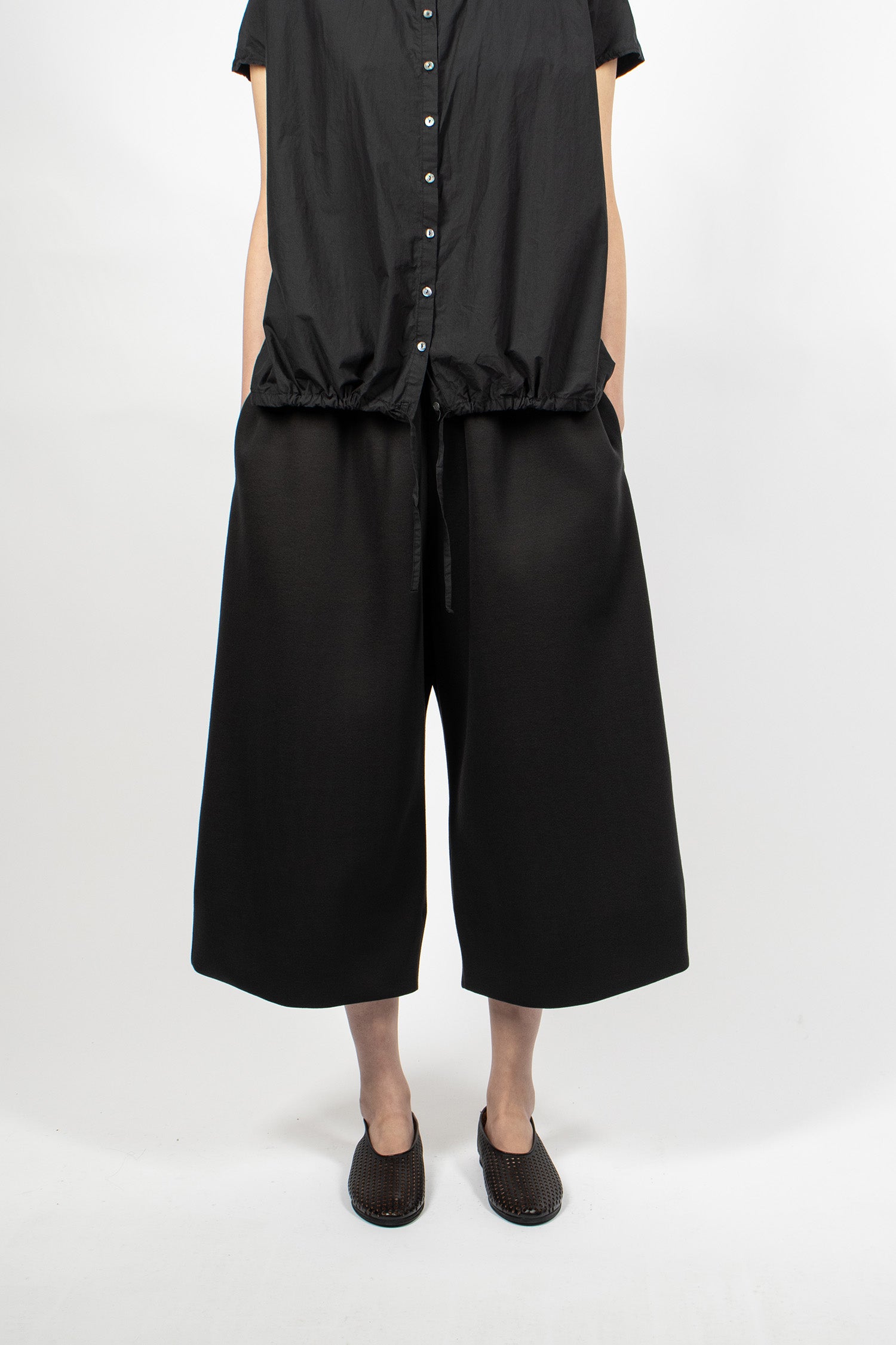 U23122 Wide Trousers SCU Black