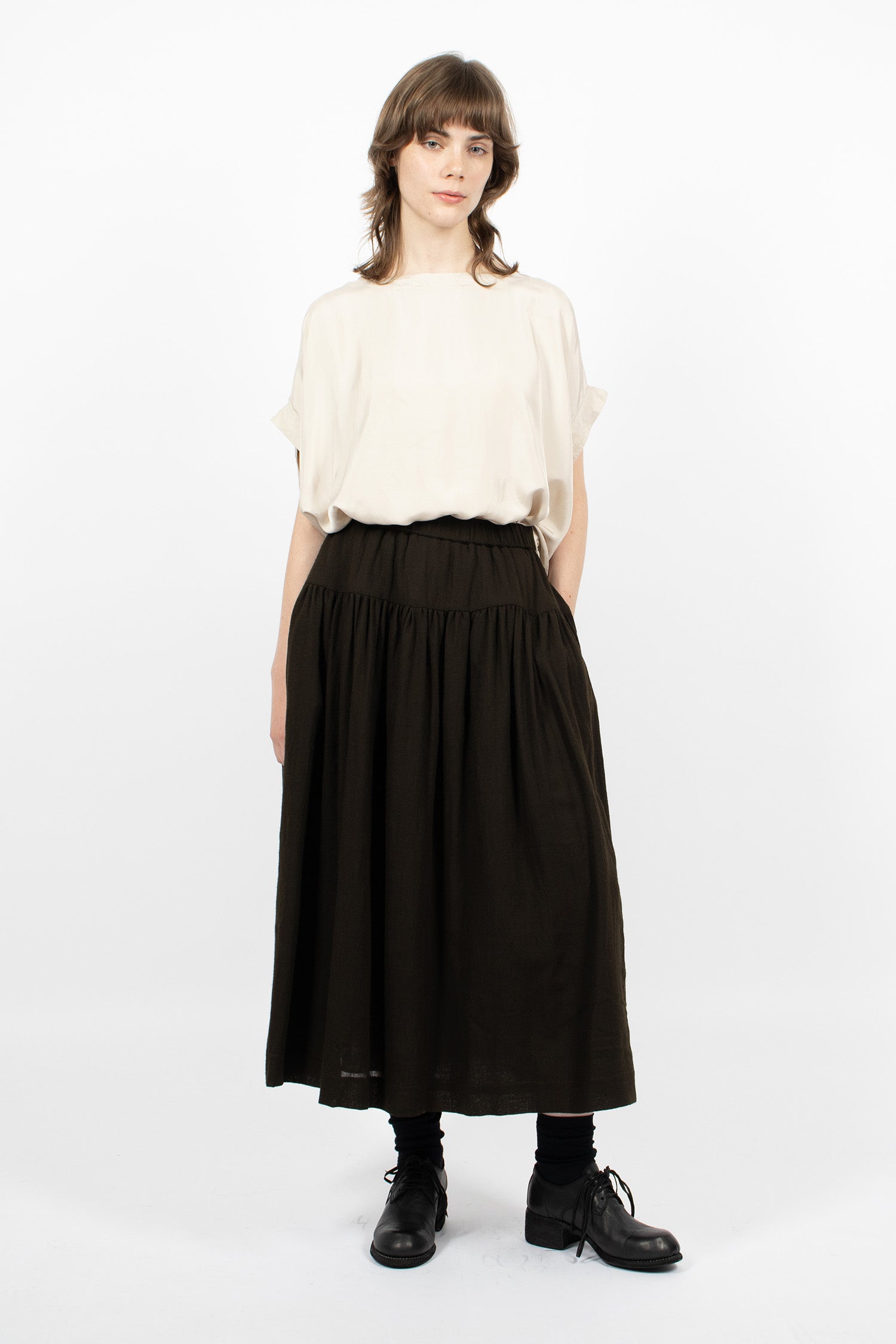 Up Up Skirt Dark Brown