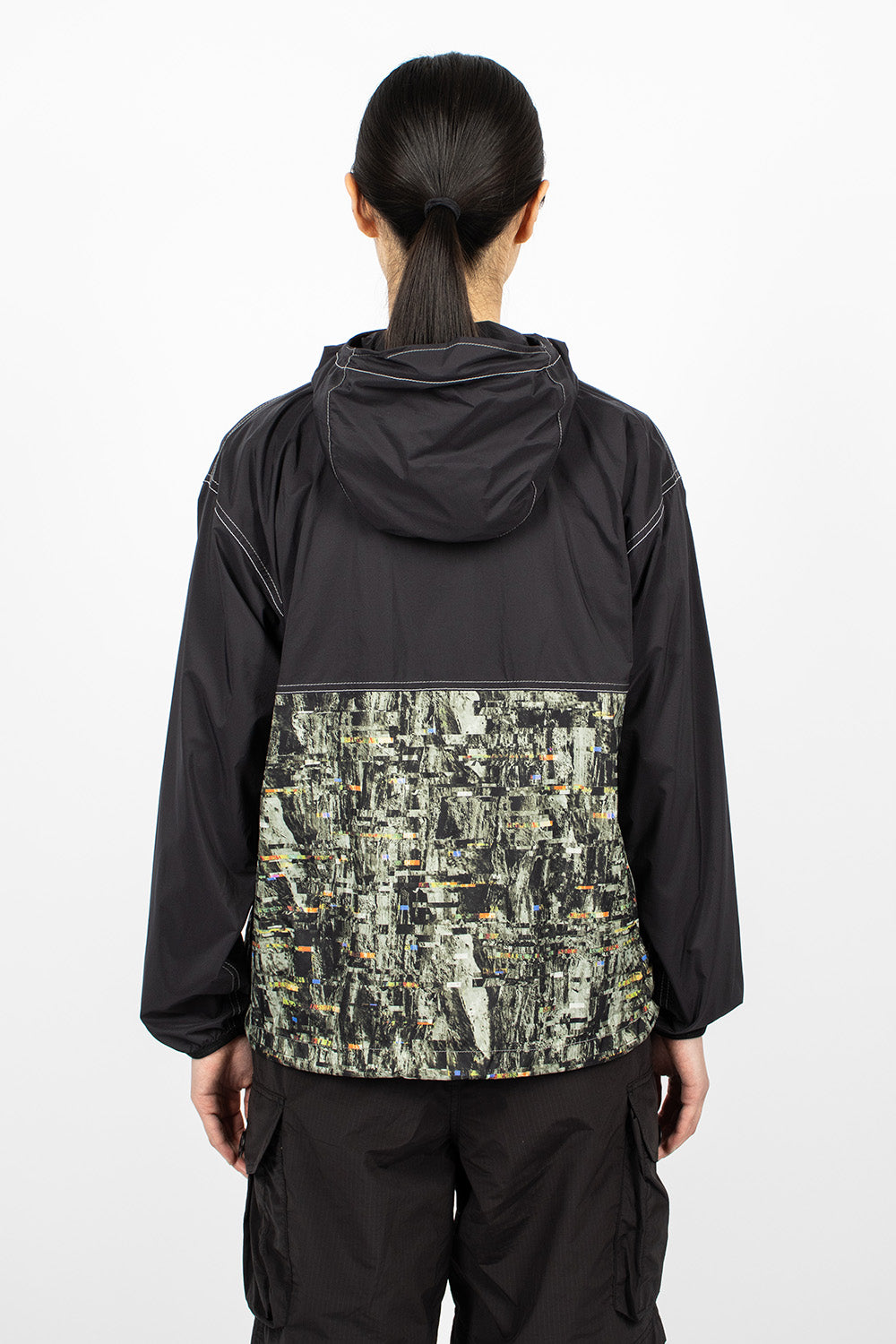 Pertex Printed Wind Jacket Black
