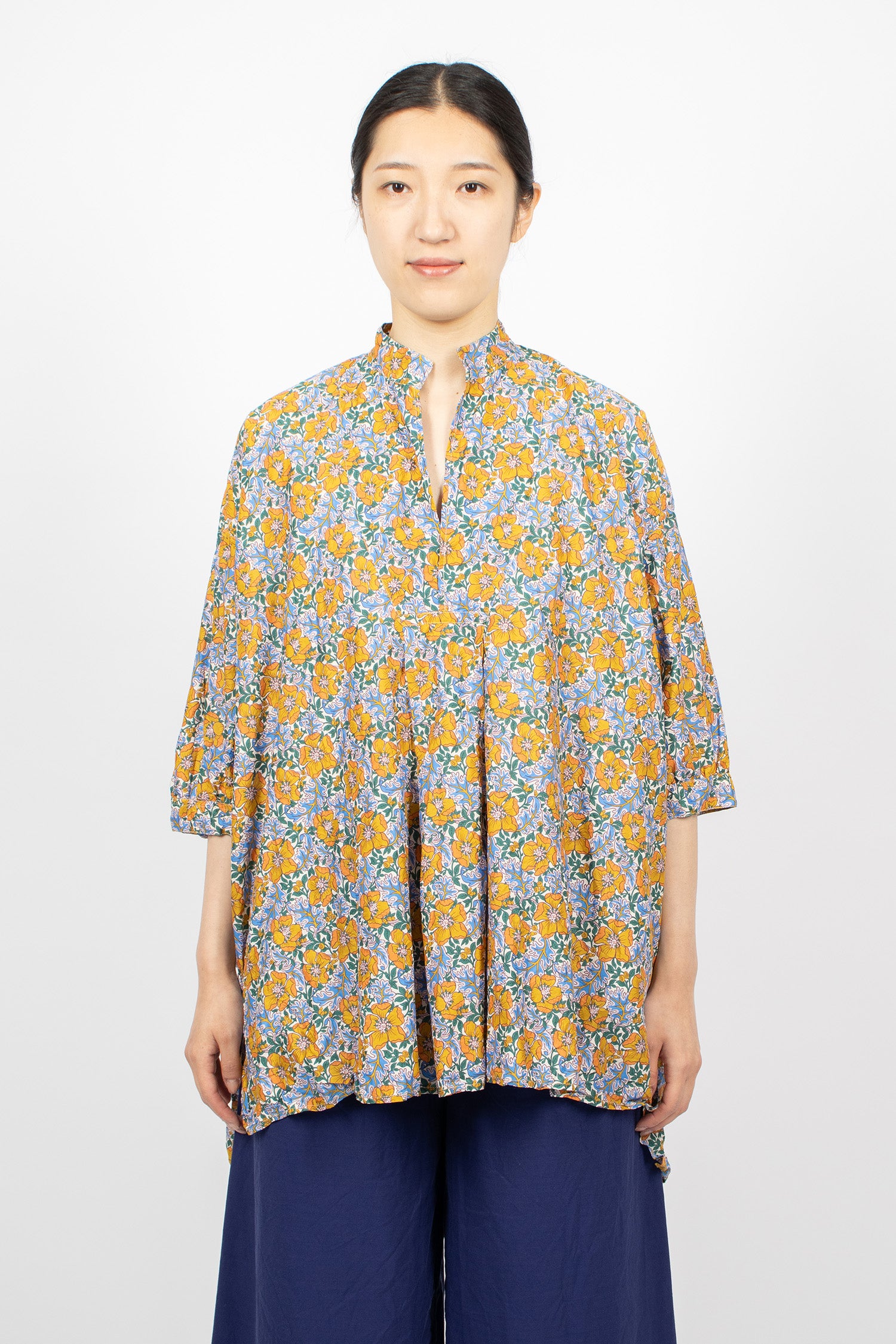 Kora Shirt Liberty Blue Flower 2