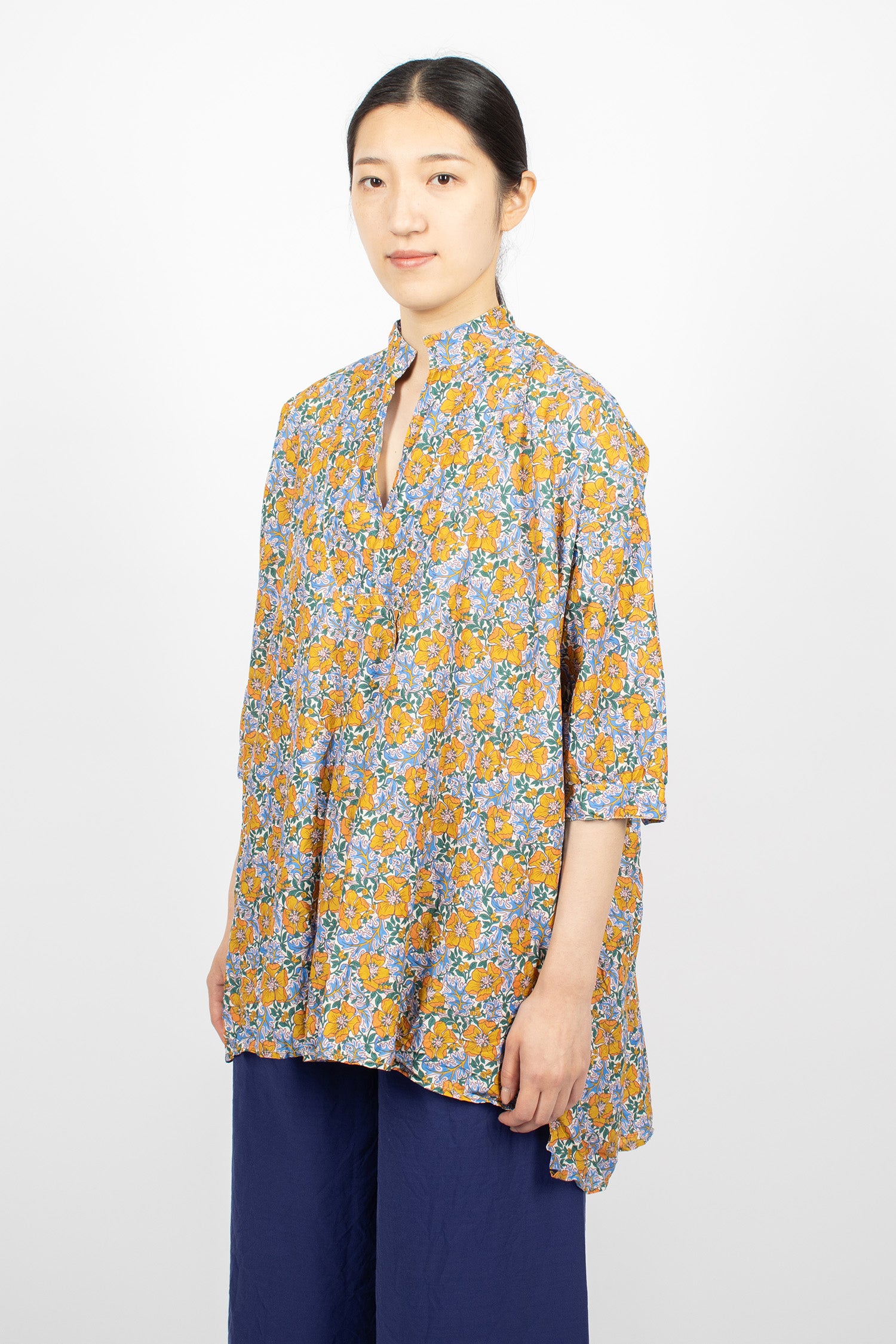 Kora Shirt Liberty Blue Flower 2