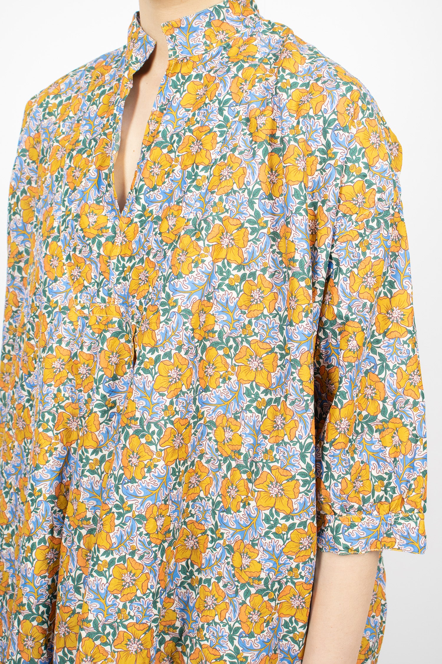 Kora Shirt Liberty Blue Flower 2