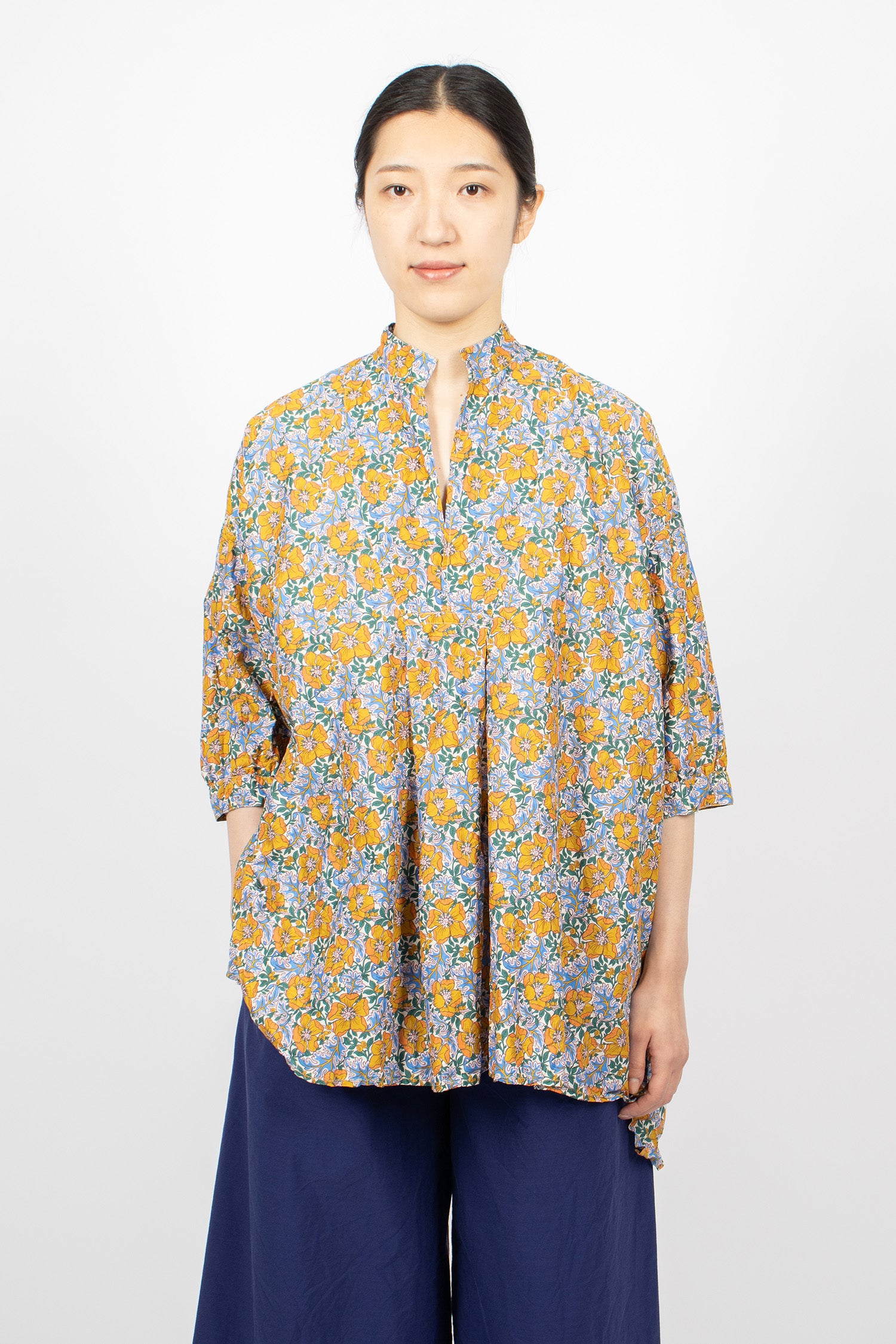 Kora Shirt Liberty Blue Flower 2