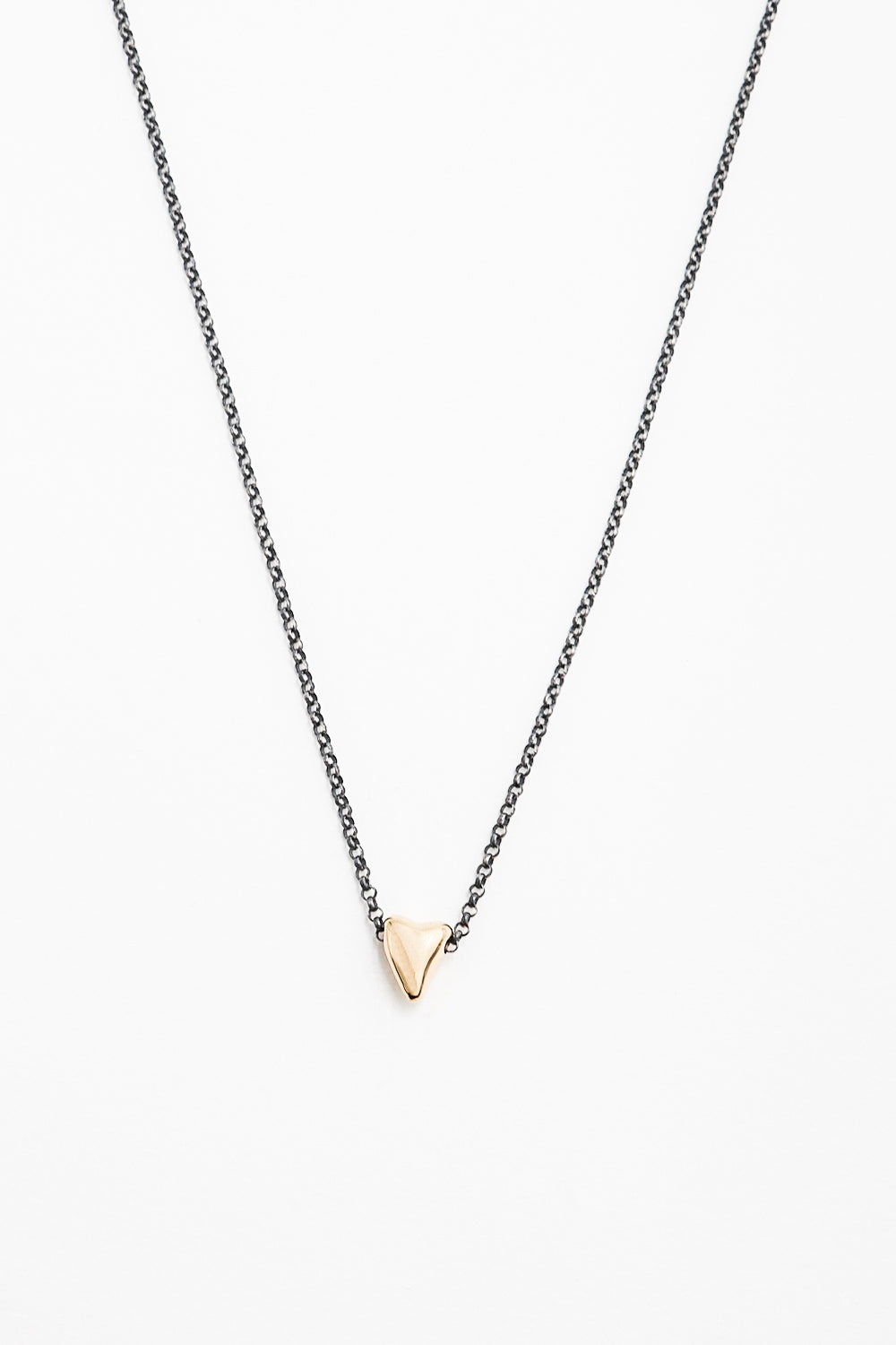 Sweet Heart Yellow Gold Necklace