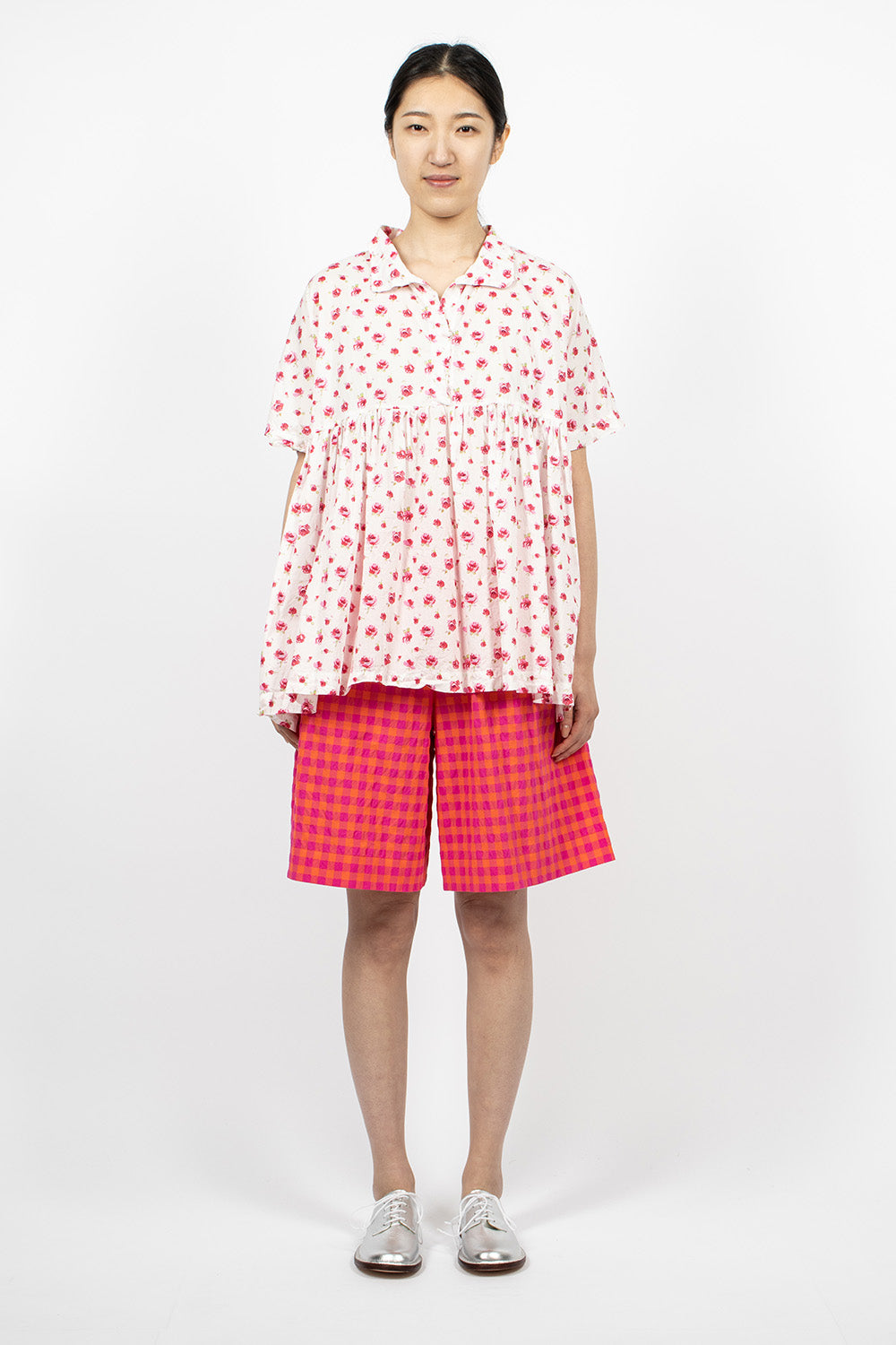 Bermuda Shorts Orange/Fuchsia