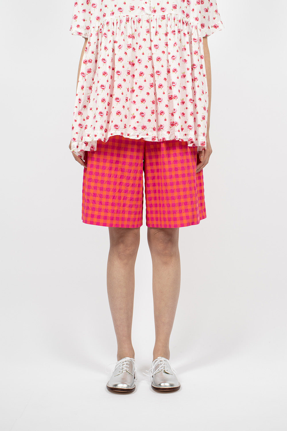 Bermuda Shorts Orange/Fuchsia