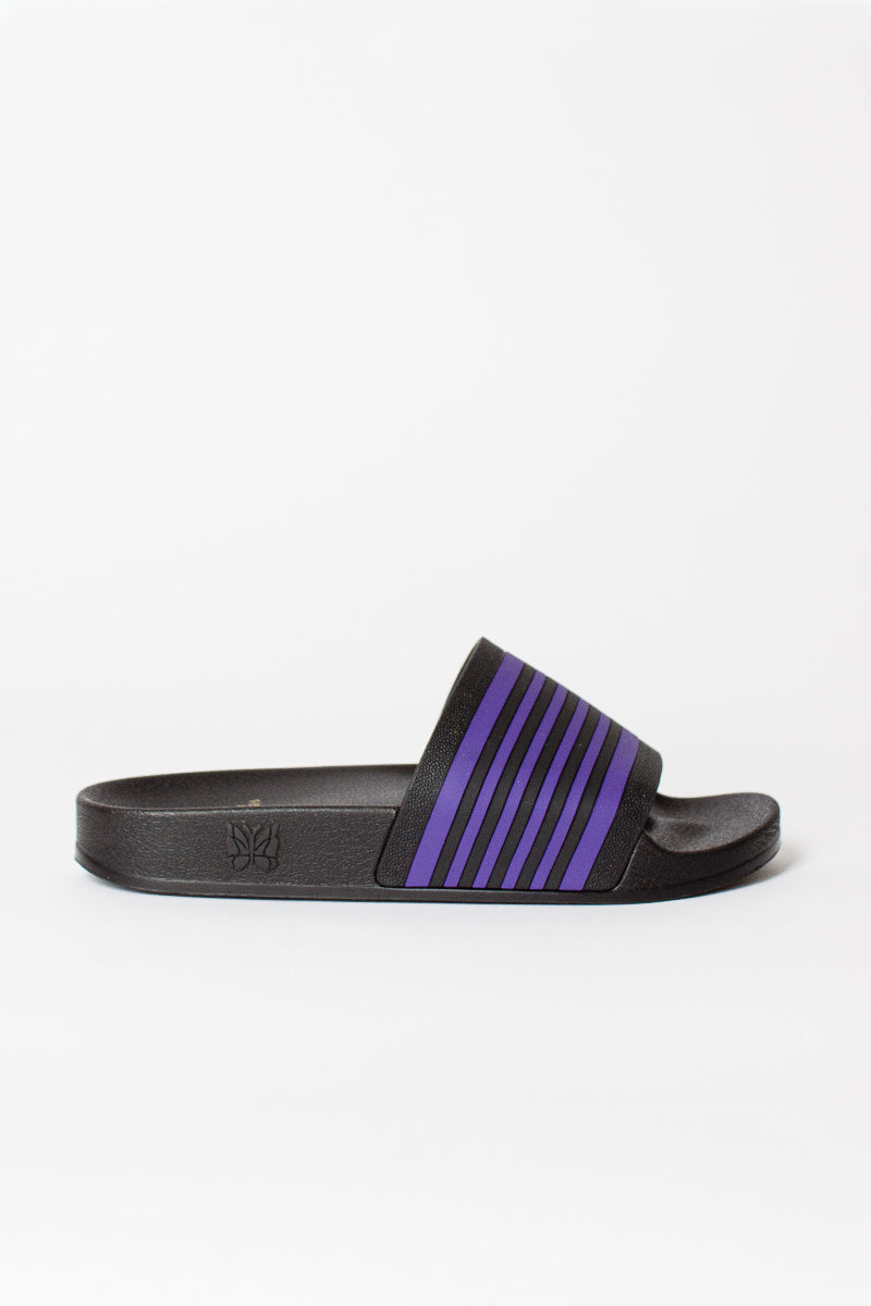 Track Line Shower Sandals Black/Purple