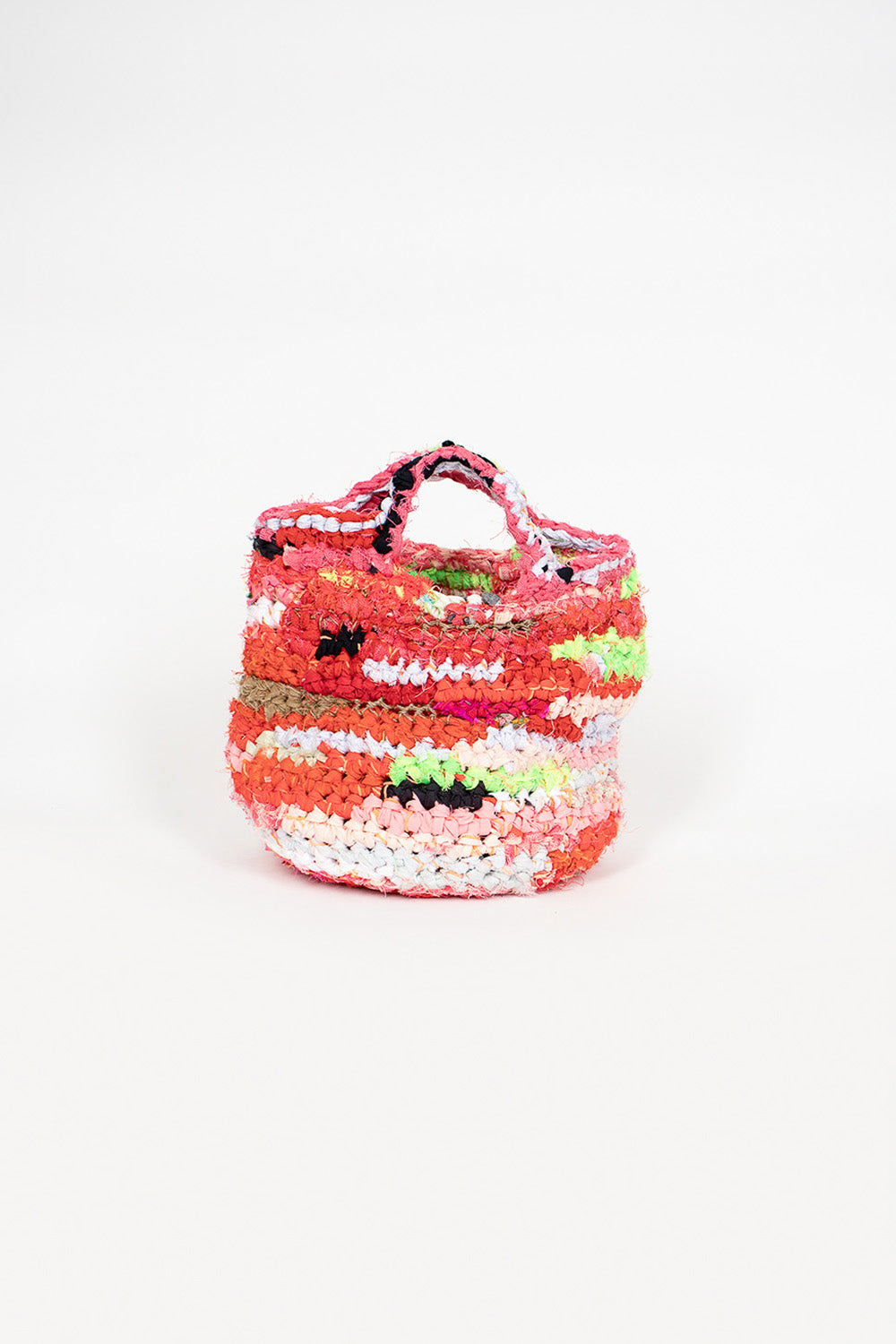 Crochet Bag Pink Multi