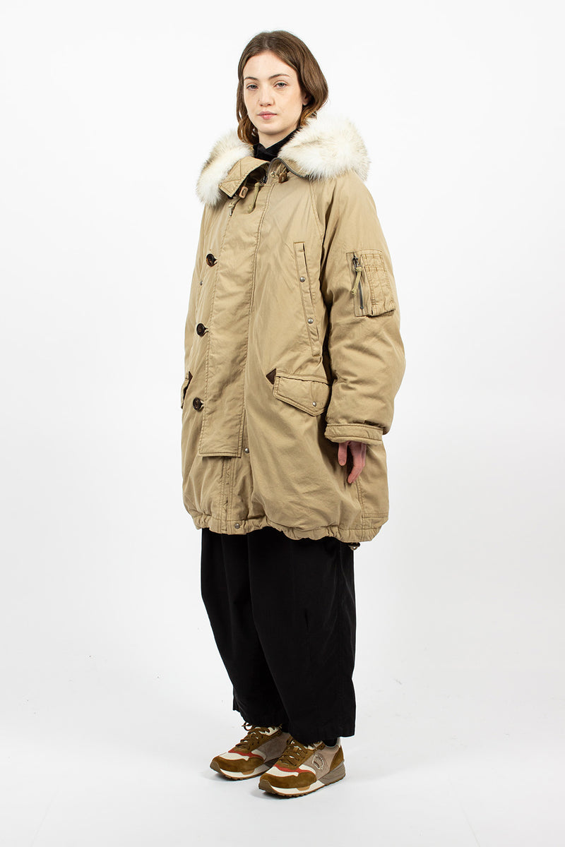 Valdez Down Coat Beige