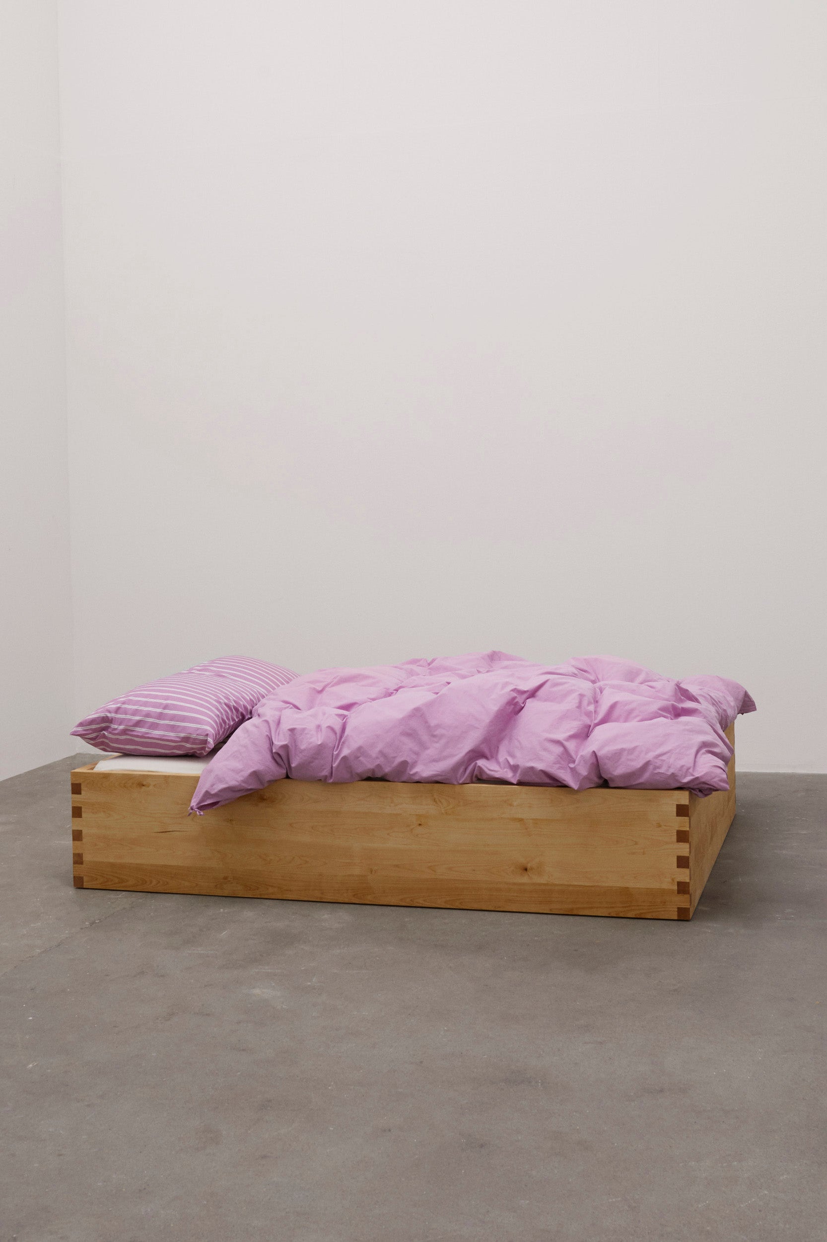 Percale King Duvet Cover Mallow Pink