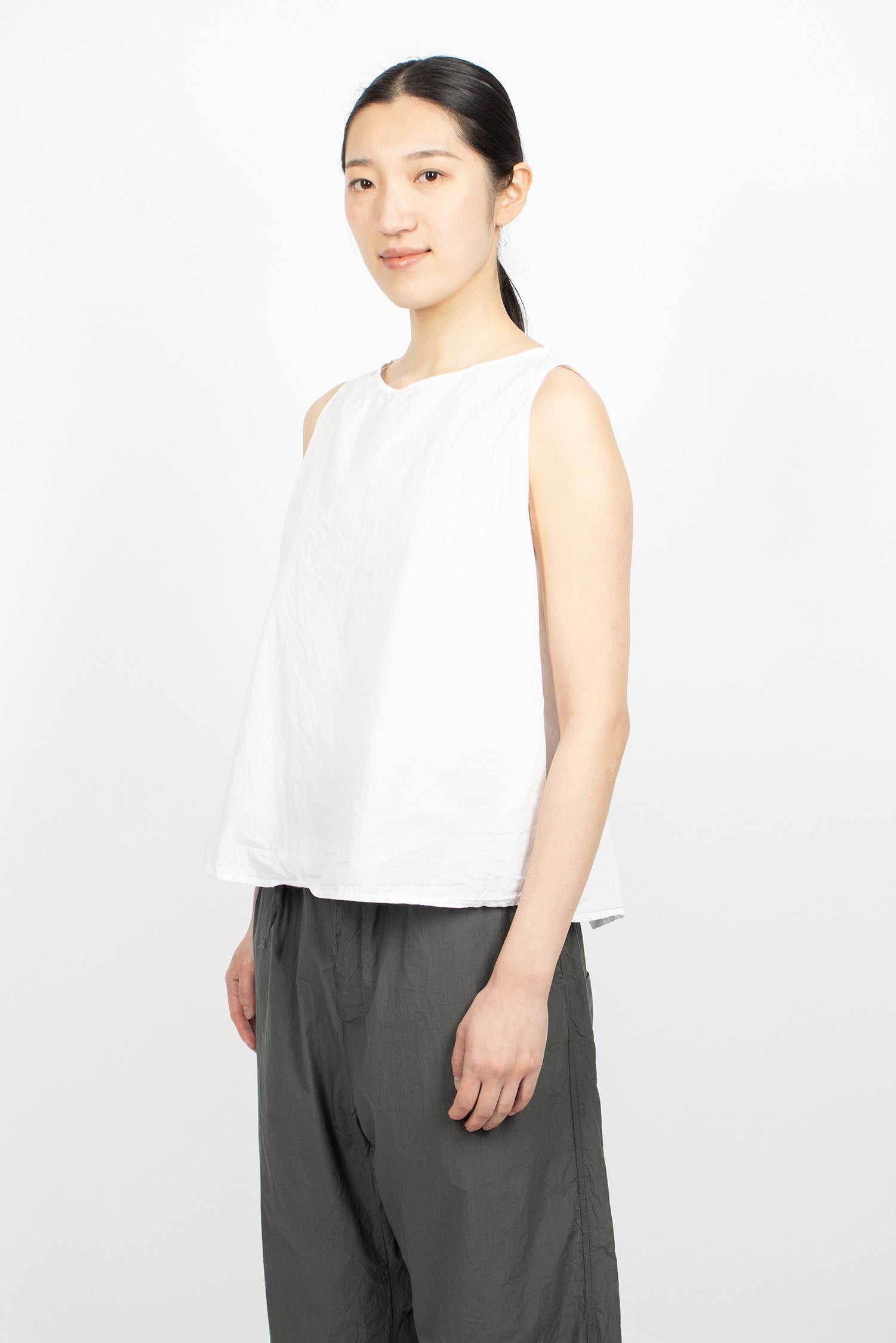 1654 Sleeveless Top TC White
