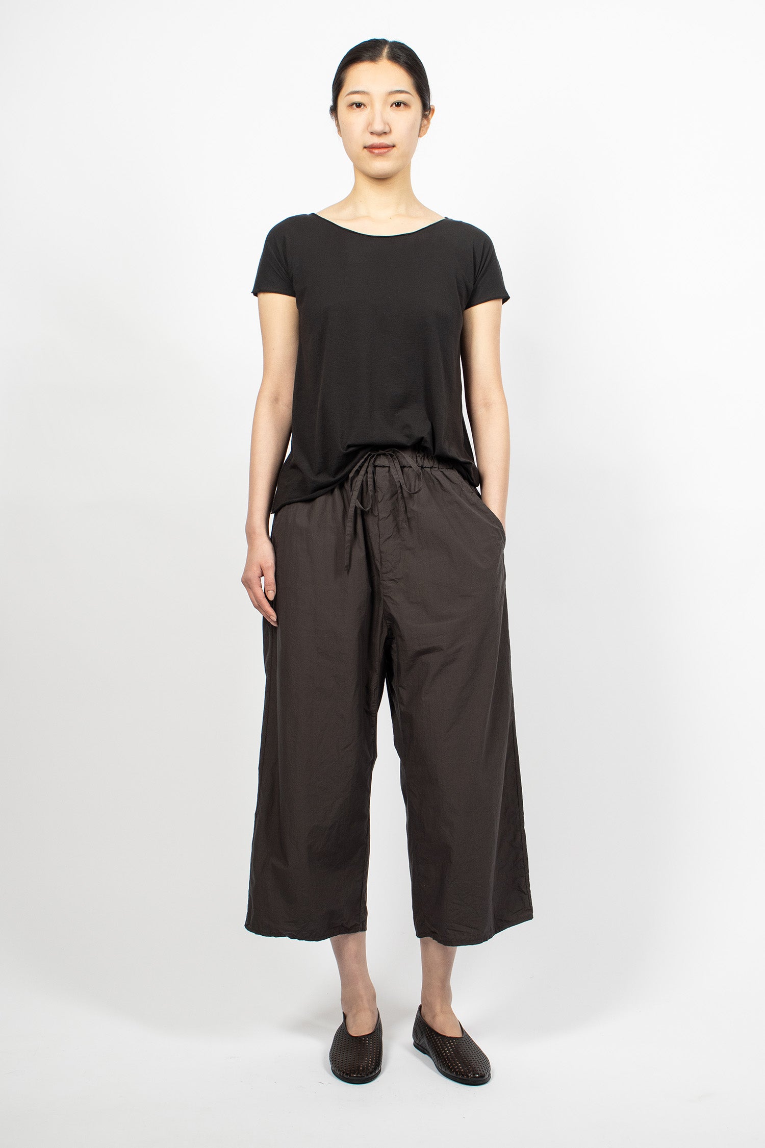 23_178 Wide&Short Trousers TC Brown