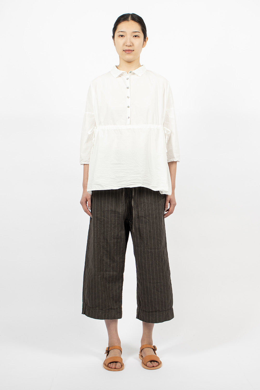 23_251 Pinstripe W&S Trousers Antracite