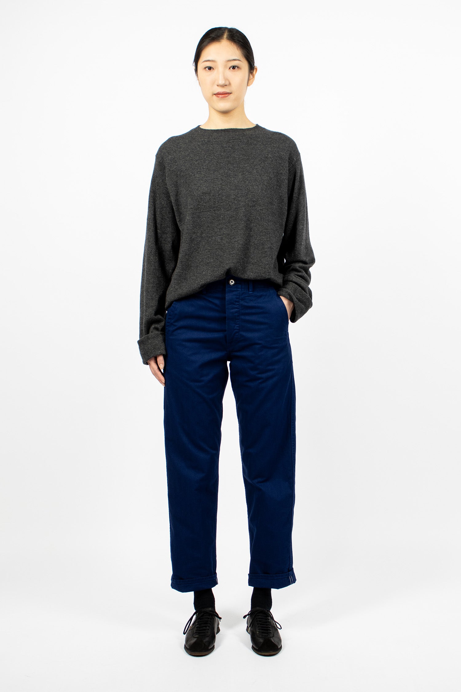 French Work Pant Blue