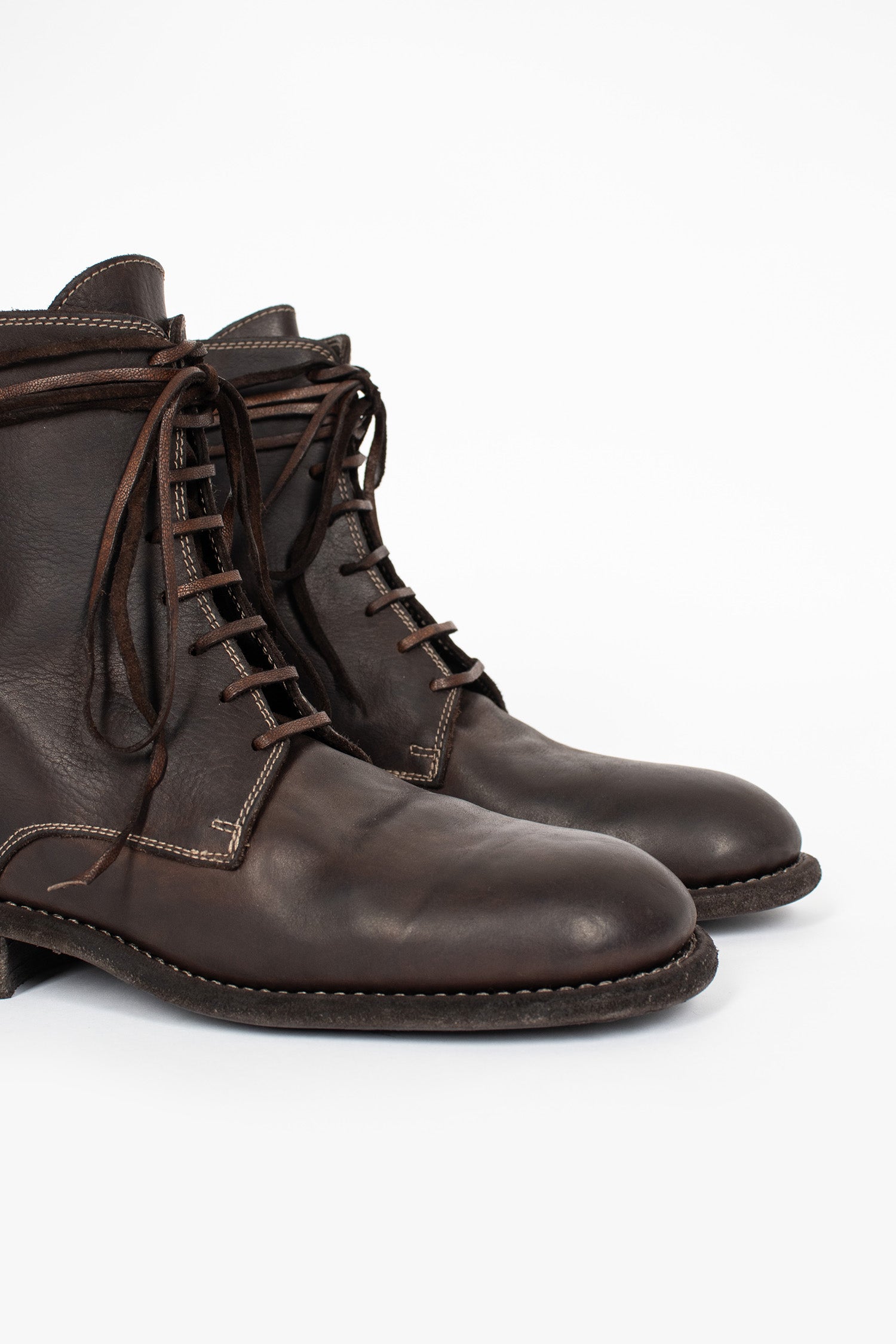 995 Laced Up Boot CV60T Dark Brown