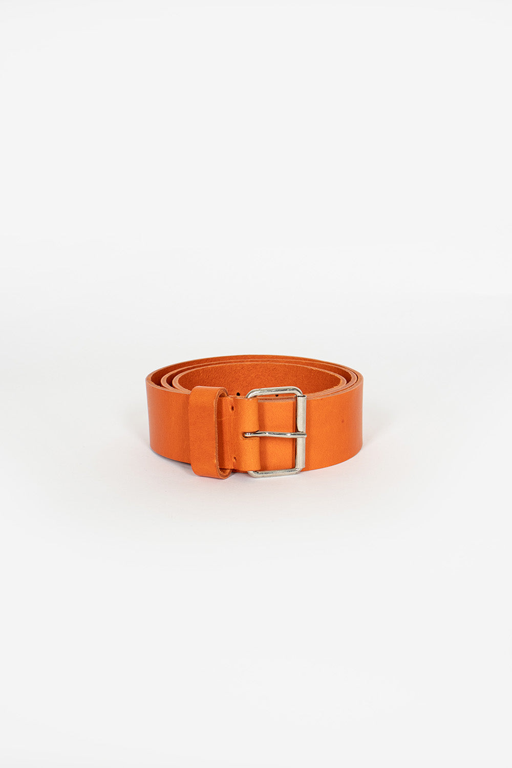 Leather Belt Orange