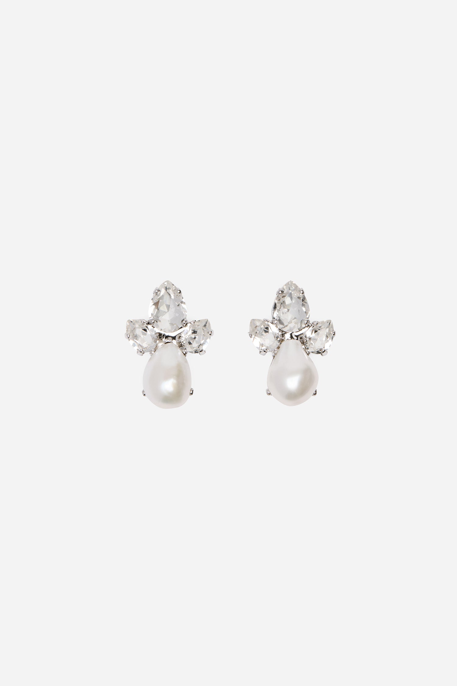 Victorian Floret Earrings Pearl