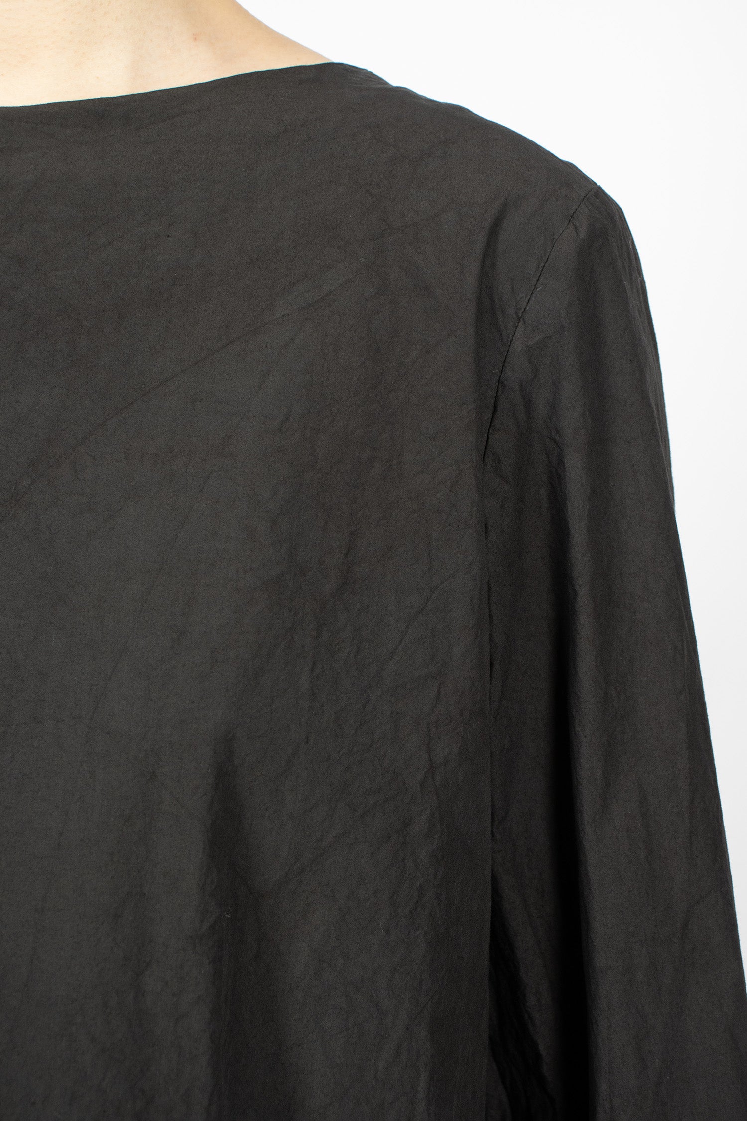 Hb Cotton Blouse Black