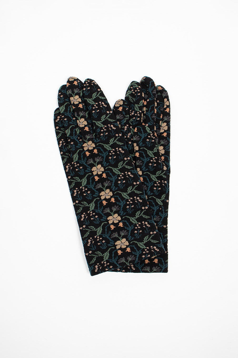 NG1-774 Gloves Black Floral