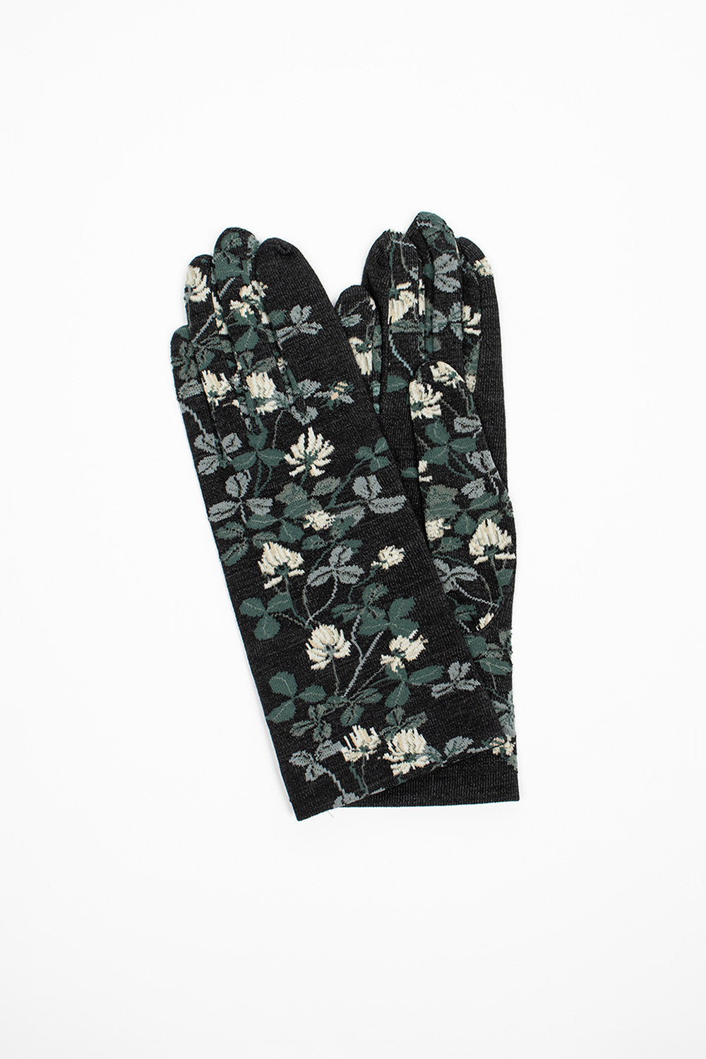 NG1-778 Gloves Black Floral
