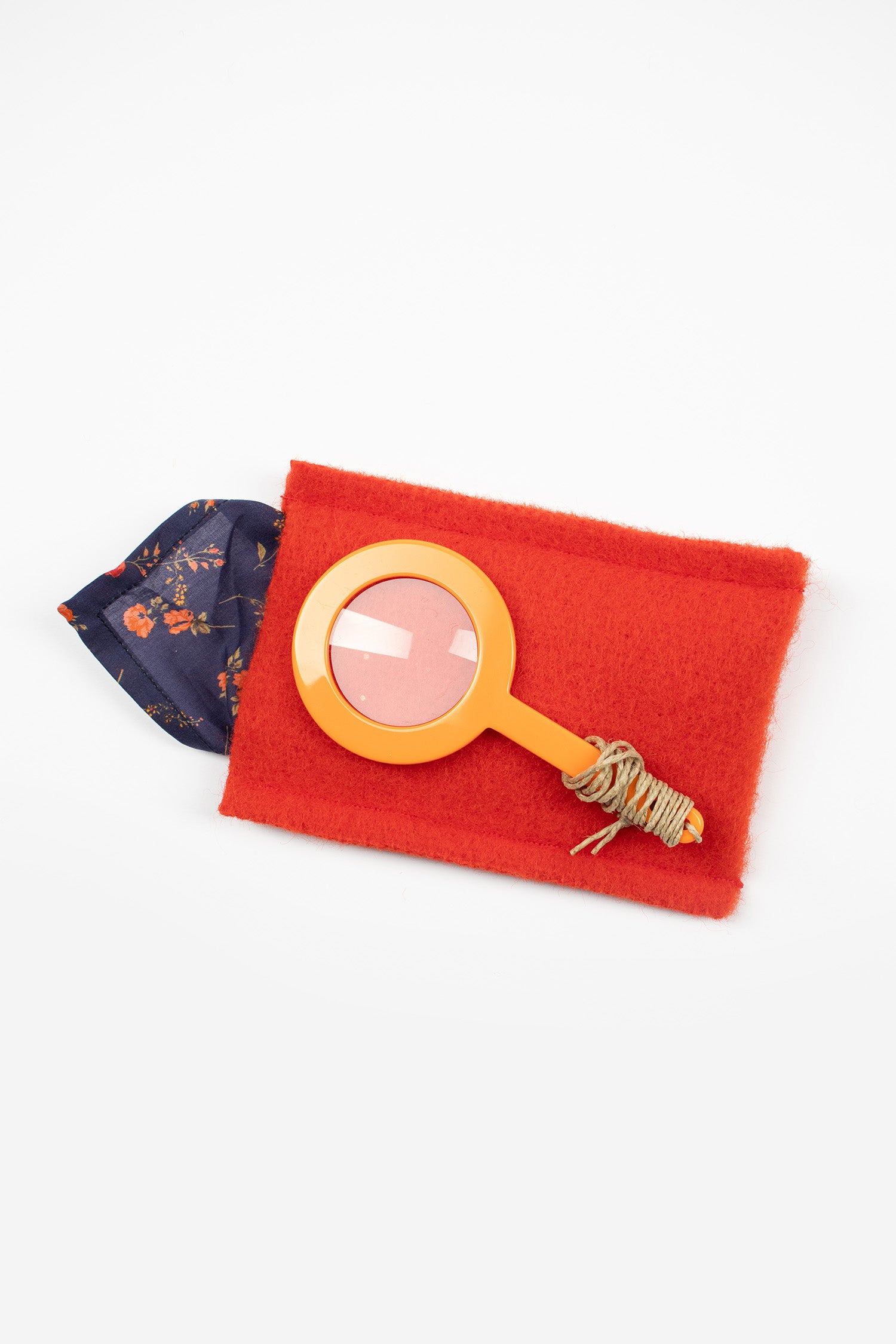 Magnifying Glass Pendant Orange