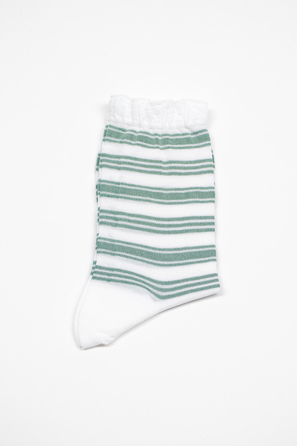 AM-781 Border Socks Green/White