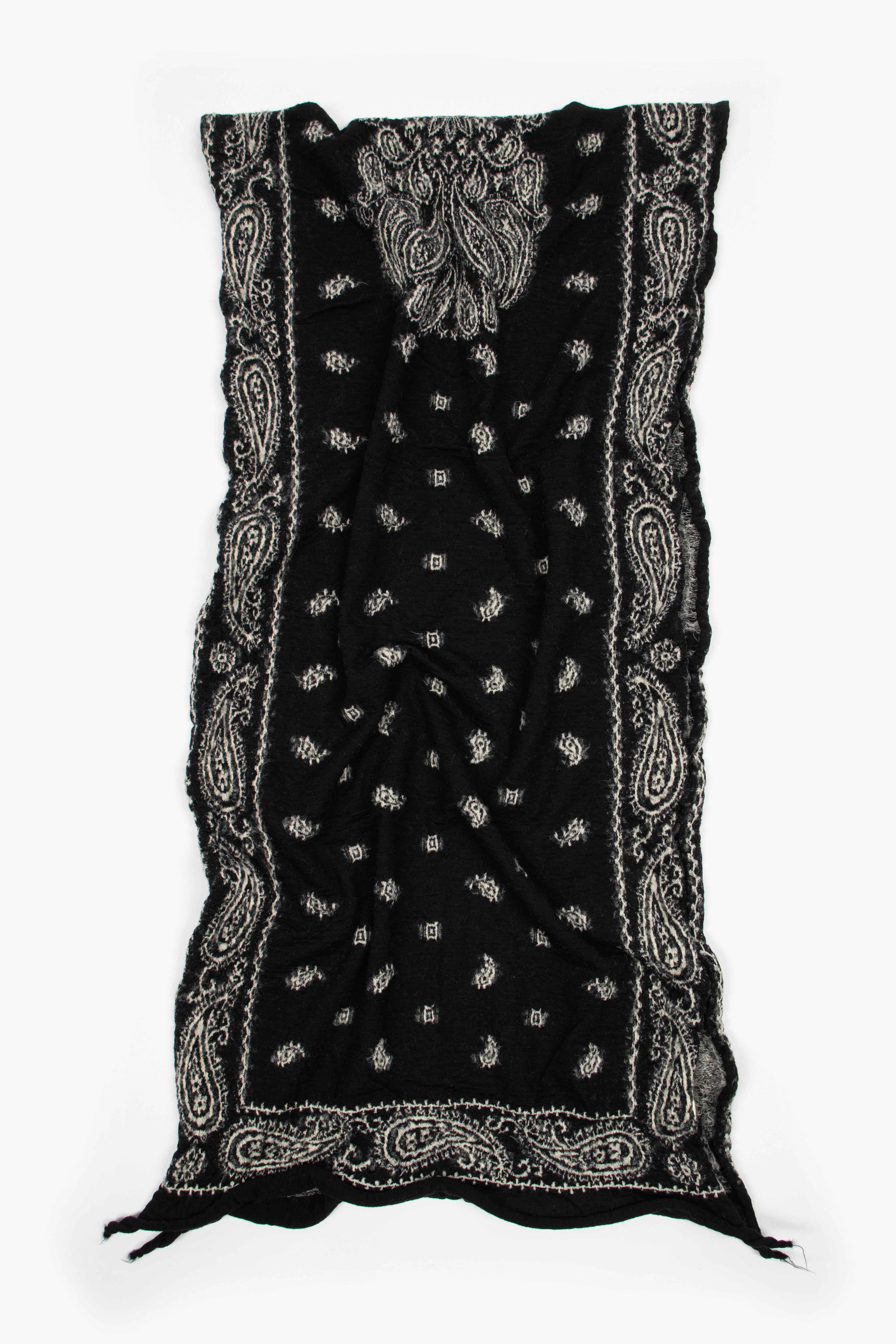 Paisley Scarf Black