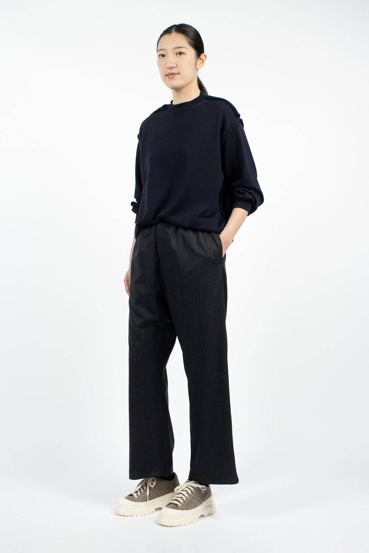 Pinot Pants Charcoal Melange