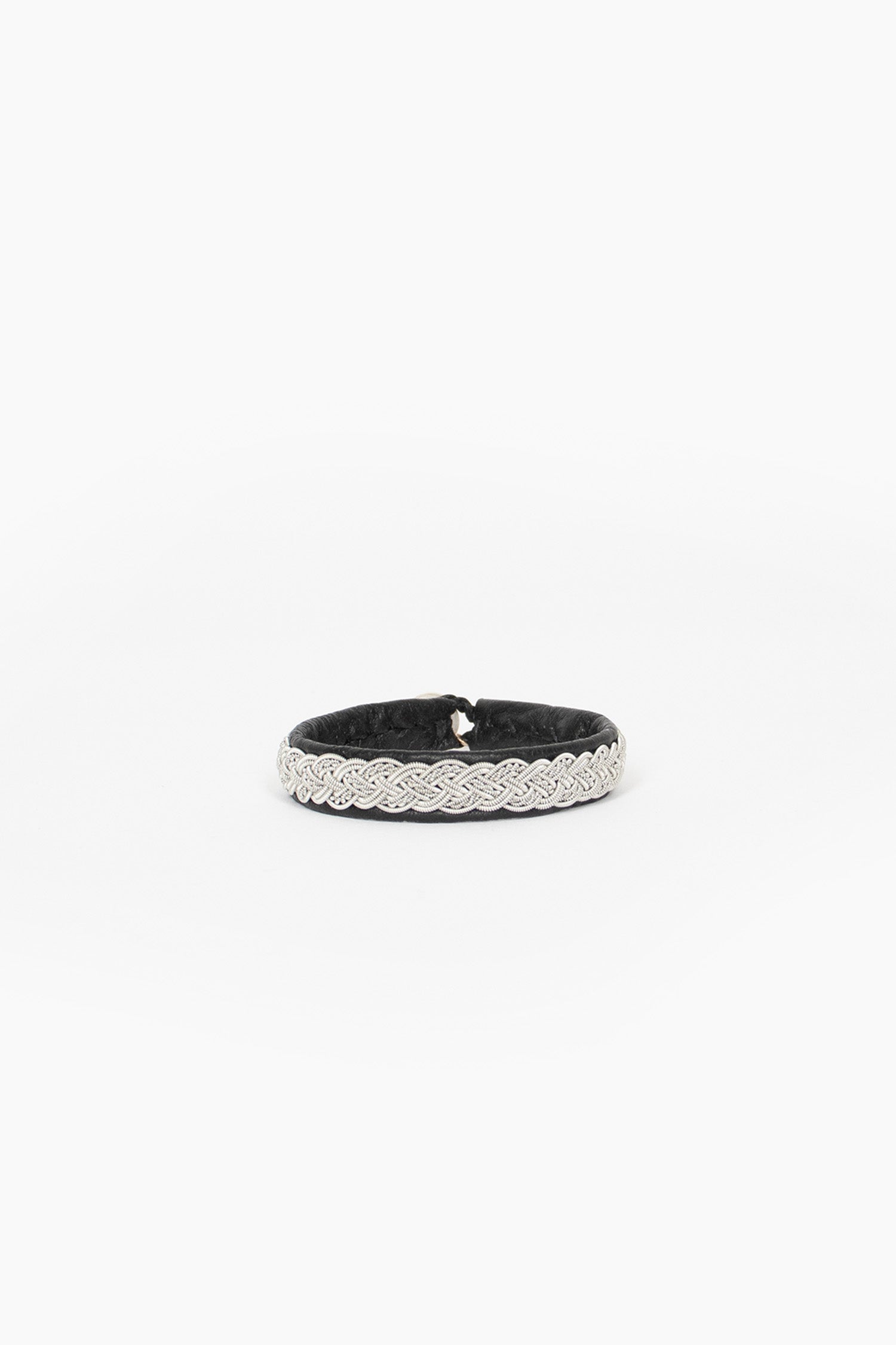 Unisex Black Hide B4 Bracelet