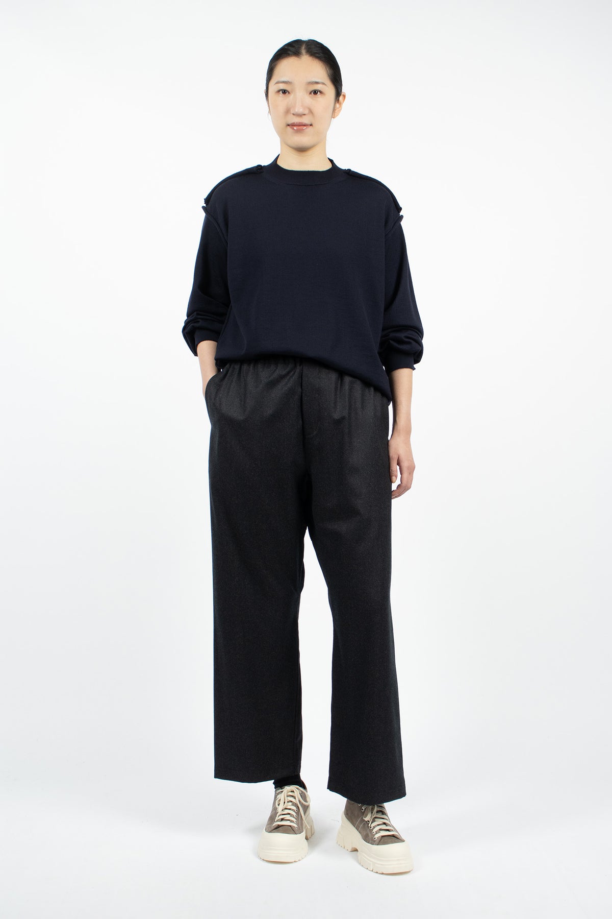 Pinot Pants Charcoal Melange