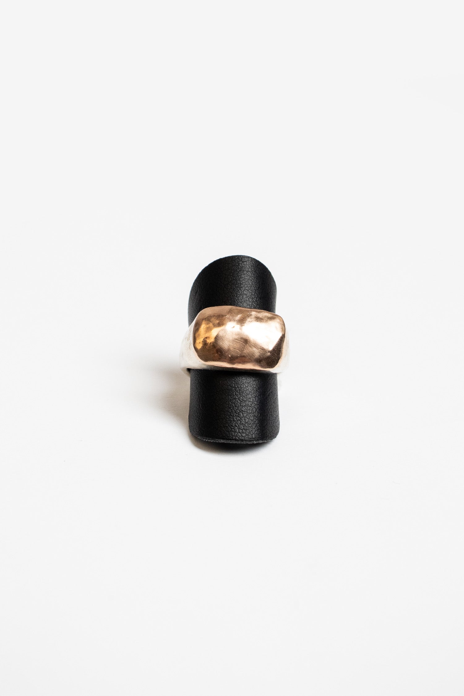 Naida Silver Ring Pink Gold