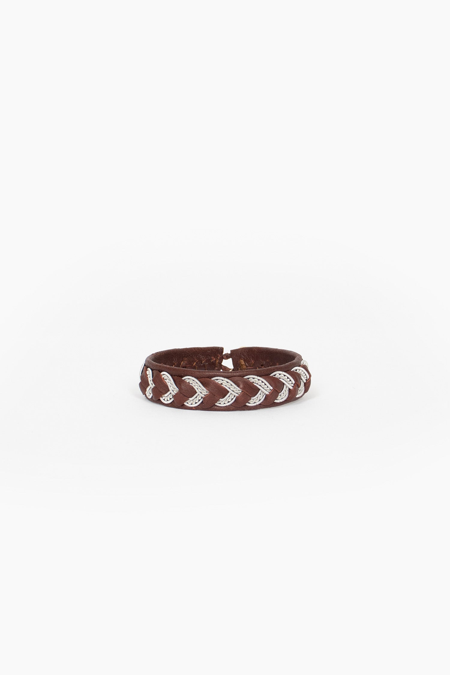 Ox Brown Hide B Bracelet 5