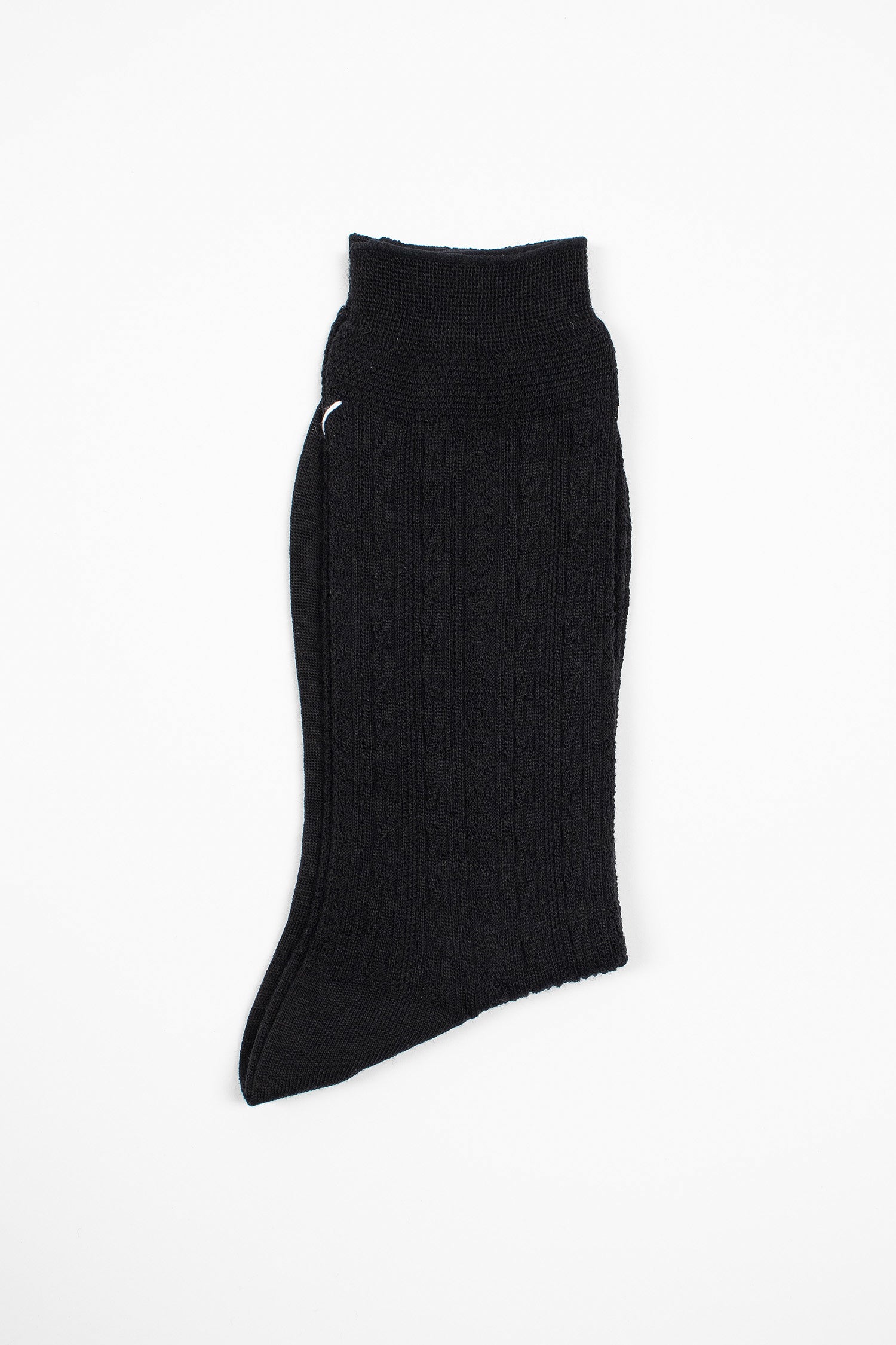 ANP-126 Mixed Cable Sock Black