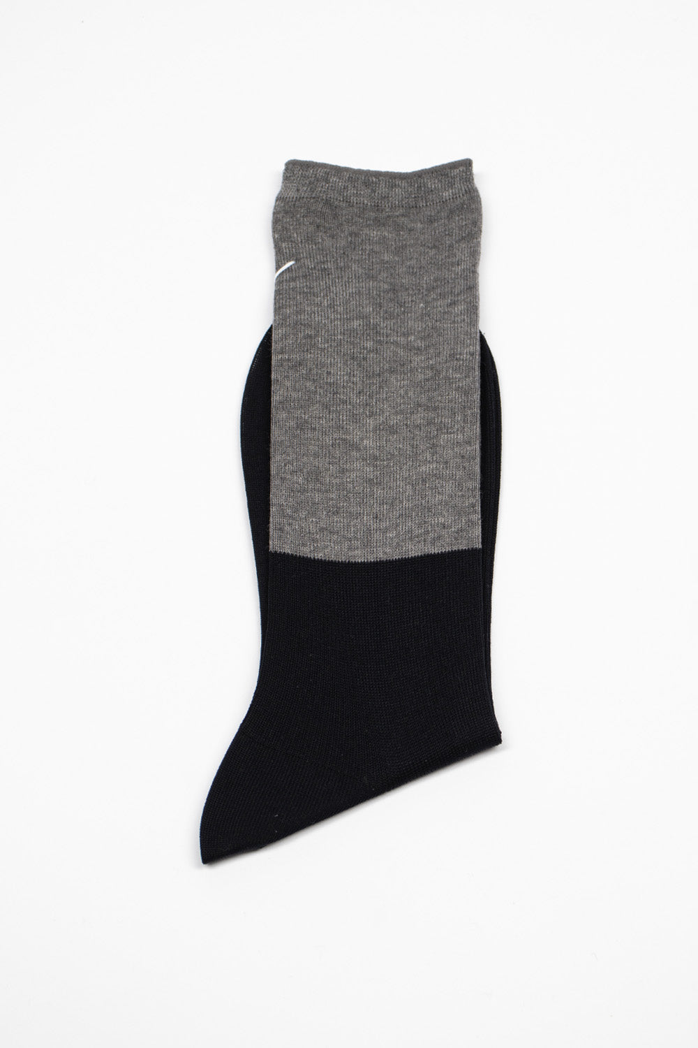 ANP-92L Two Tone Socks Black/Mix Grey