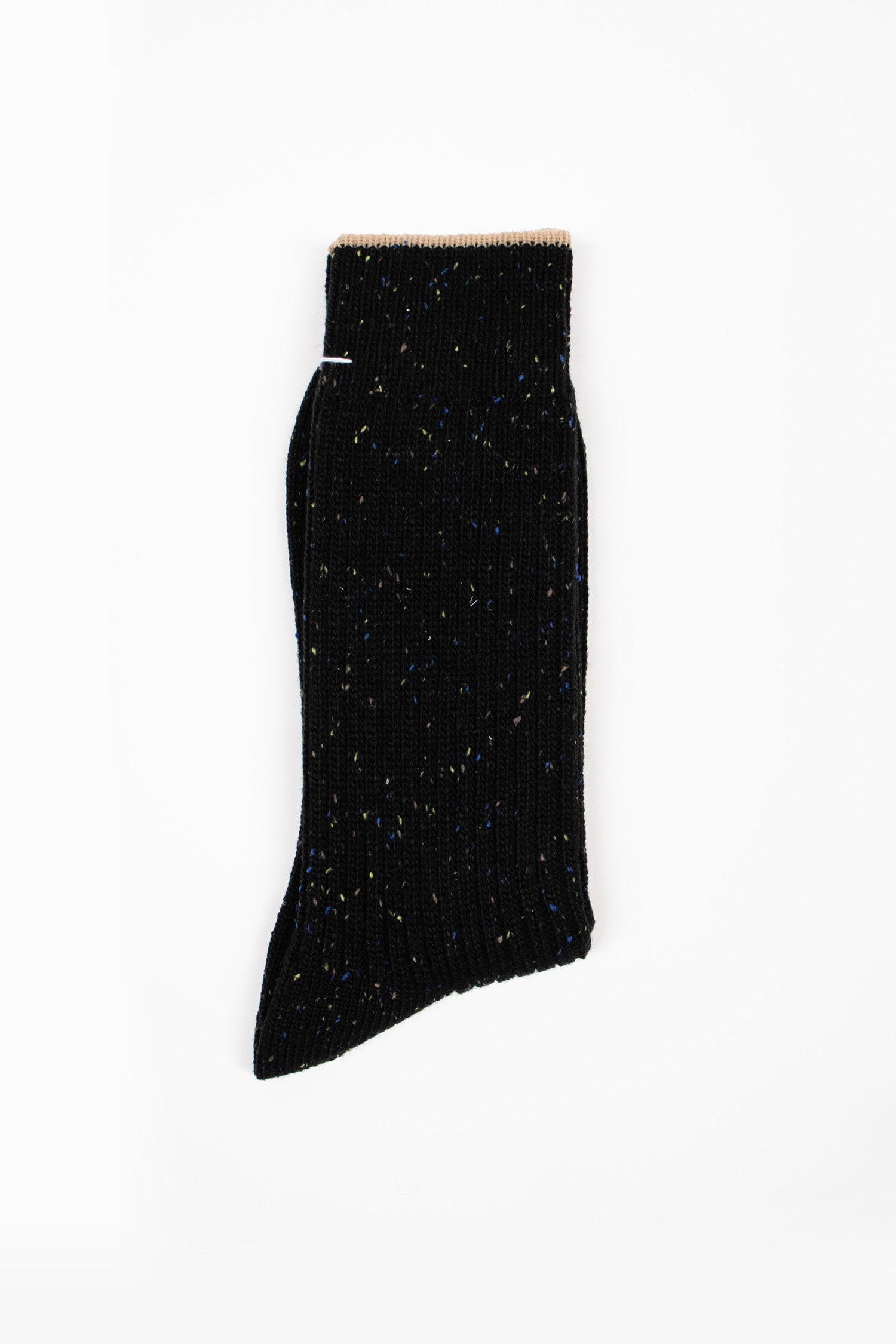 HA-26 Nep Rib Socks Black