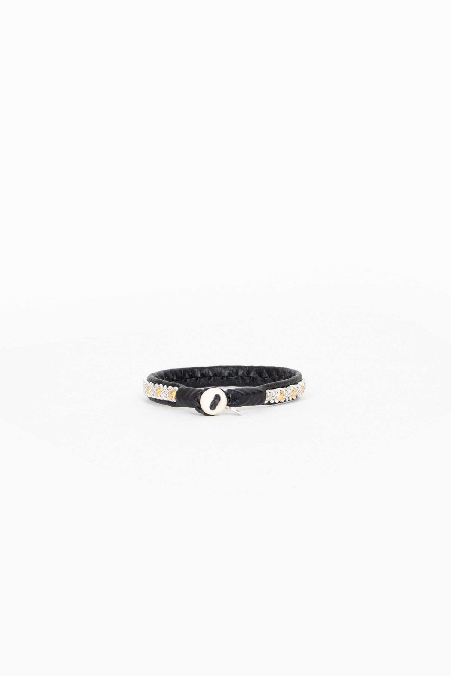 Black/Gold Hide A Bracelet 1