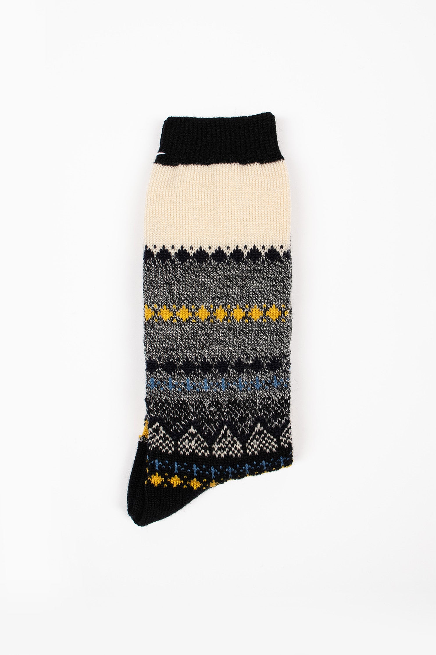 HA-8B English Style Socks Black