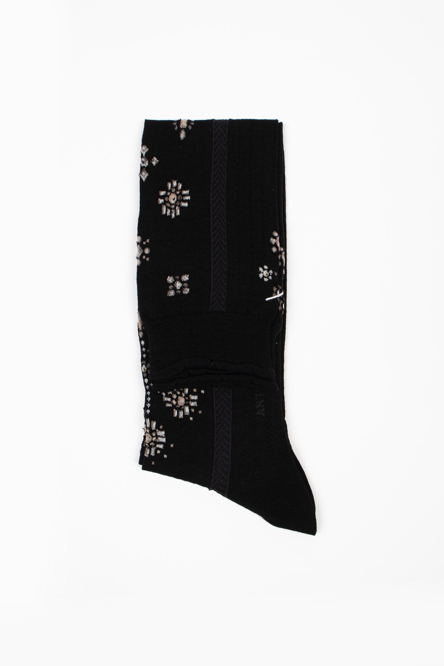 AM-486BHS Jewellery Knee Socks Black