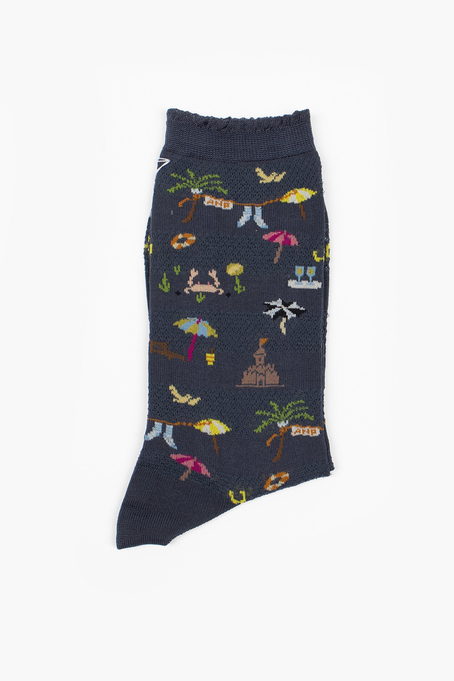 AS-233 Summer Beach Socks Navy