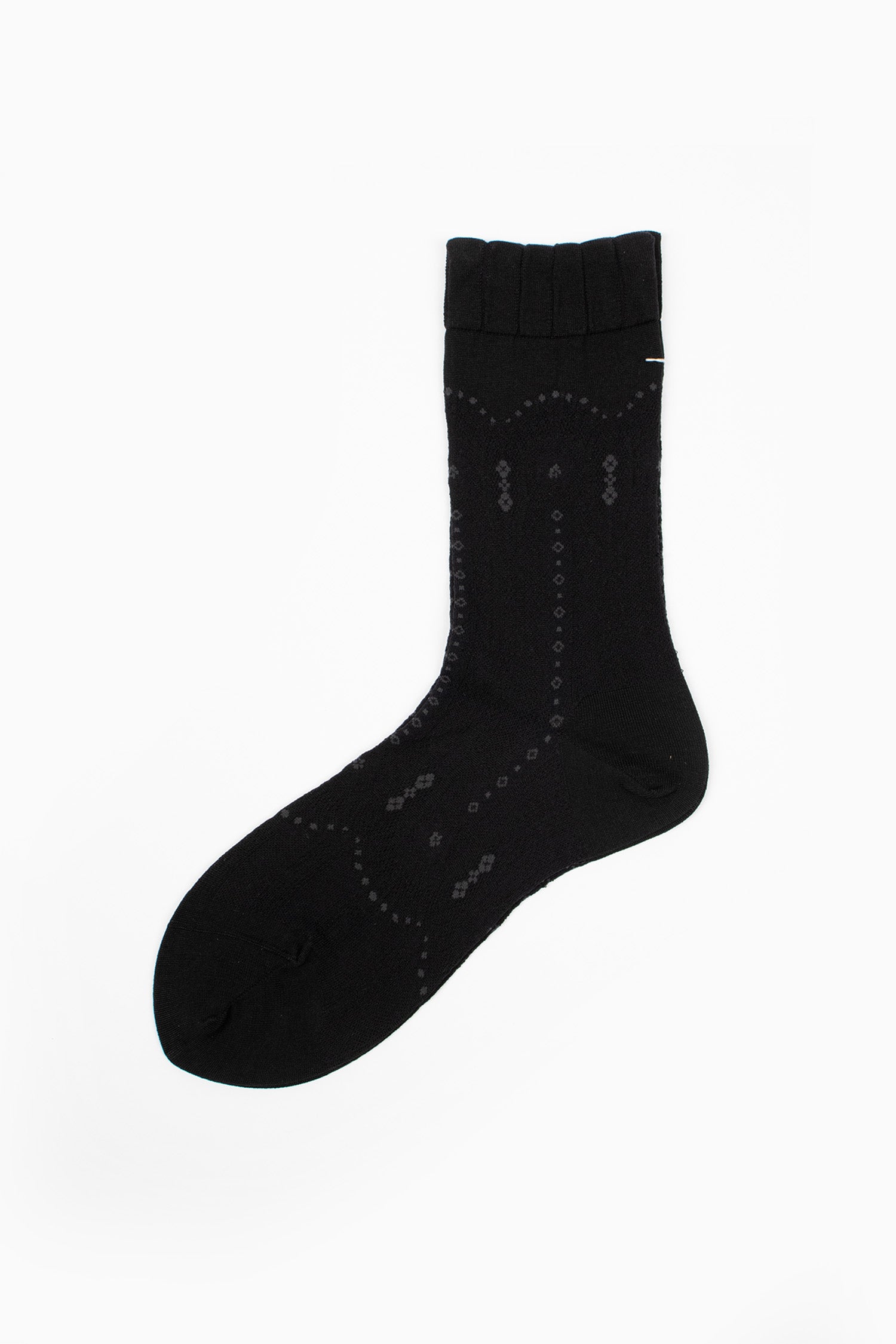 AM-689B Lace Fun Socks Black