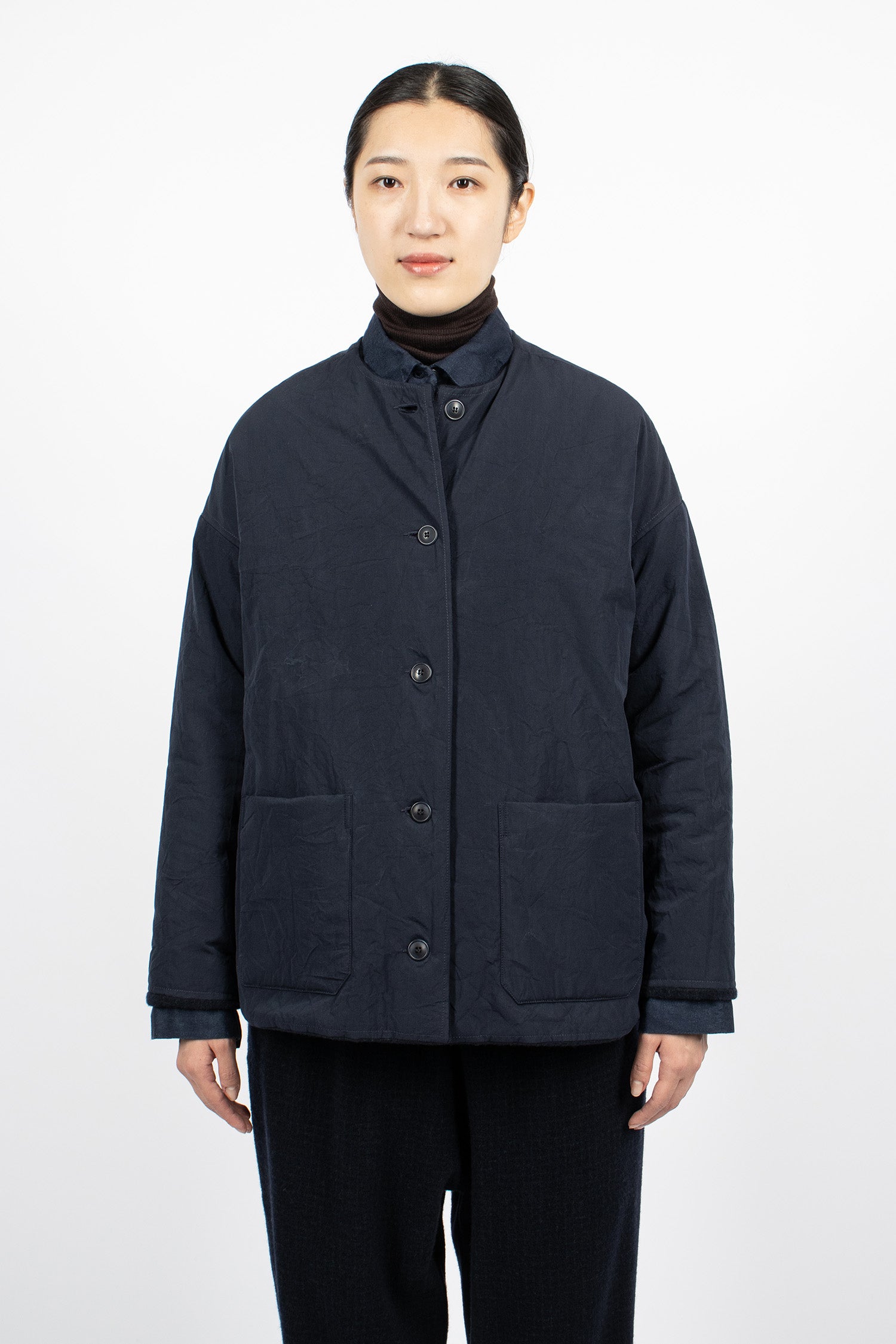 Julia Reversible Jacket Blue Check