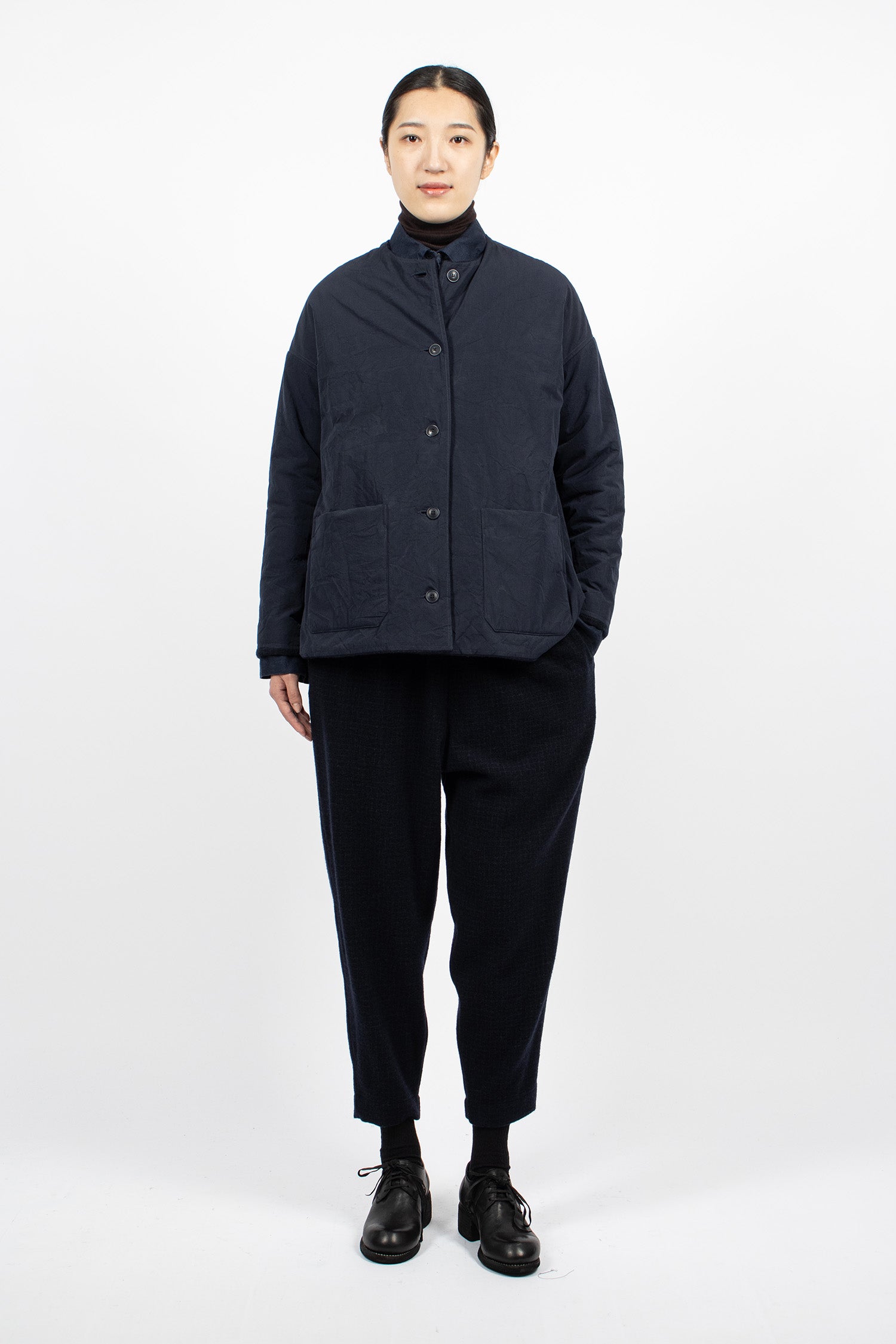 Julia Reversible Jacket Blue Check