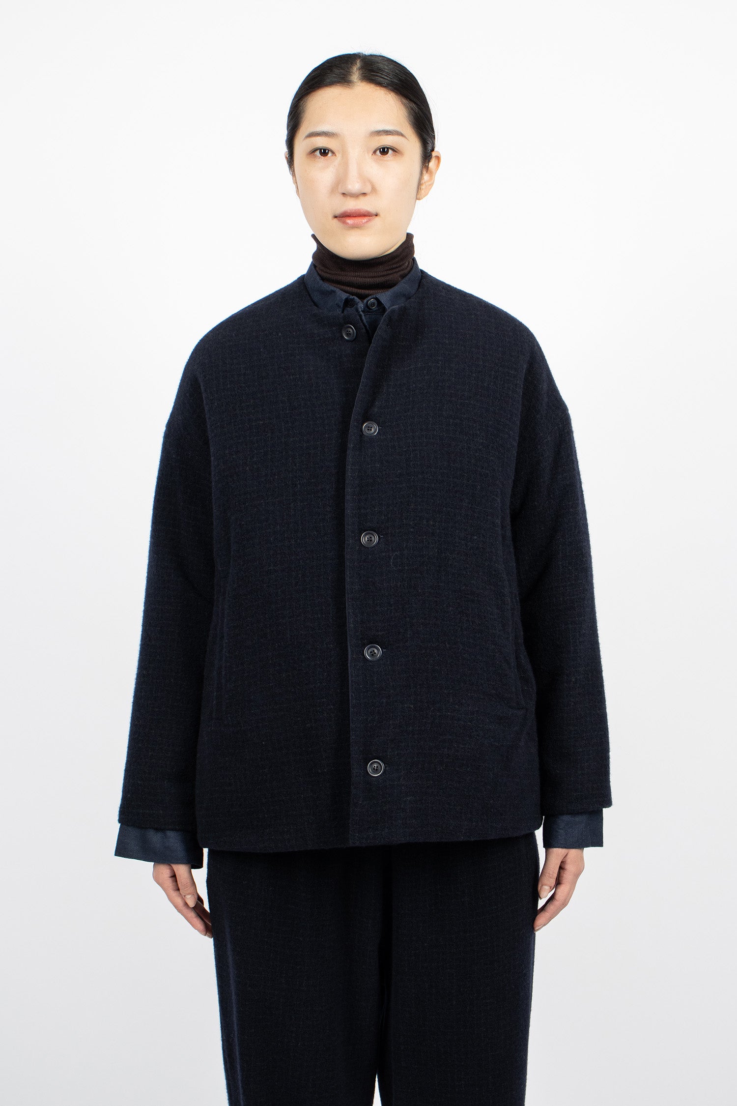 Julia Reversible Jacket Blue Check