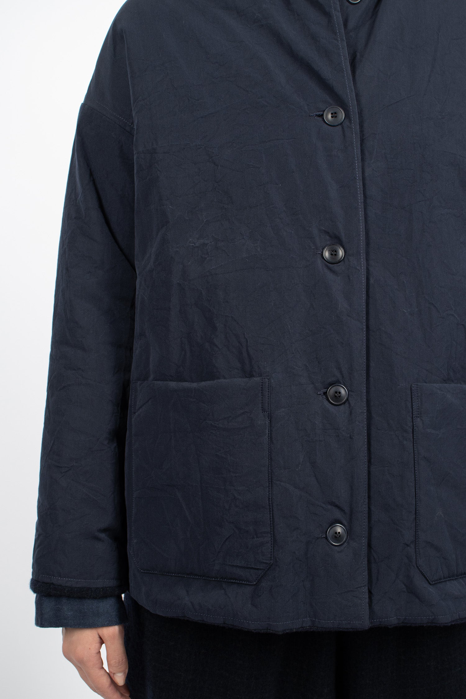 Julia Reversible Jacket Blue Check