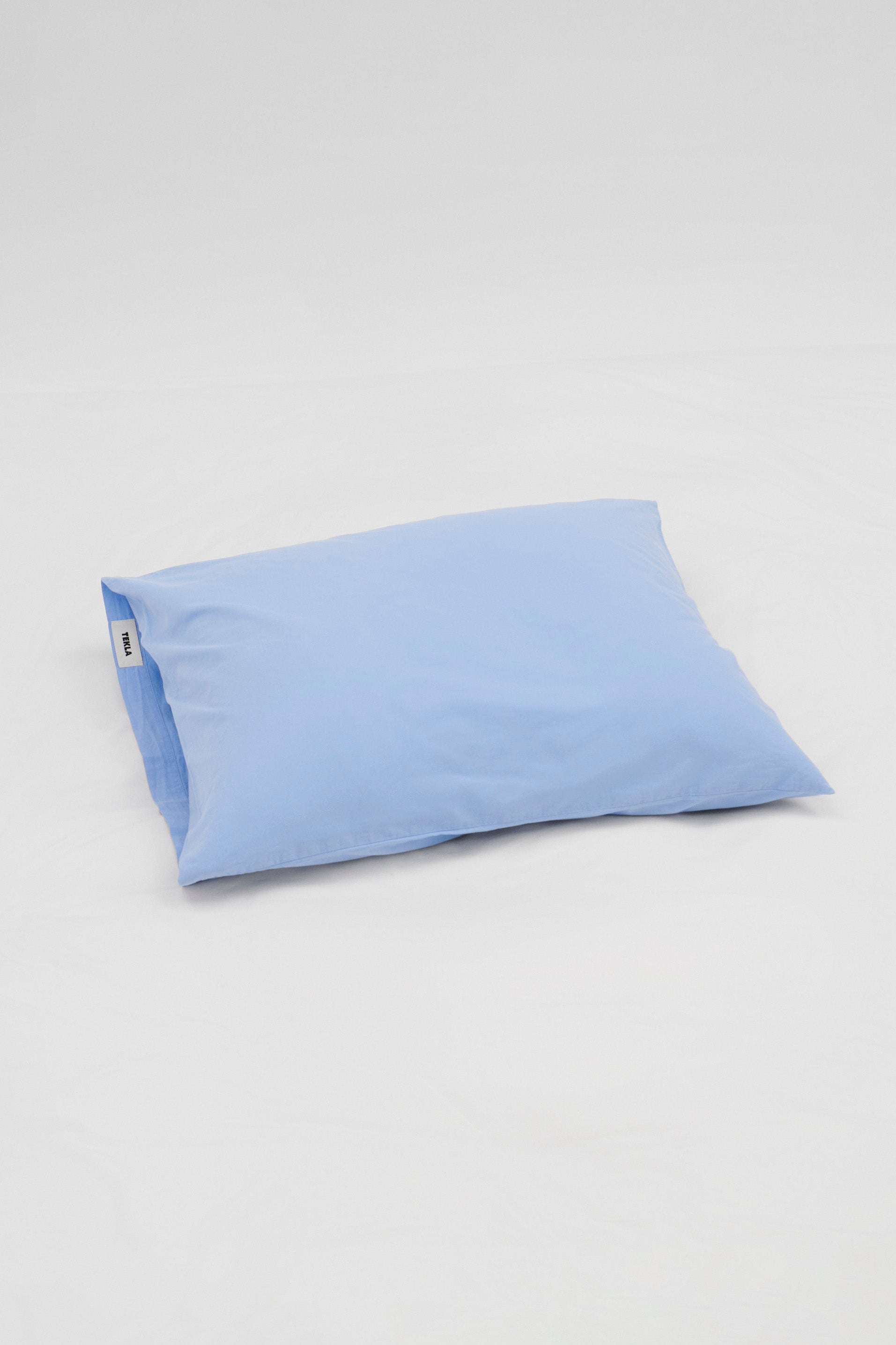 Percale Pillowcase Island Blue