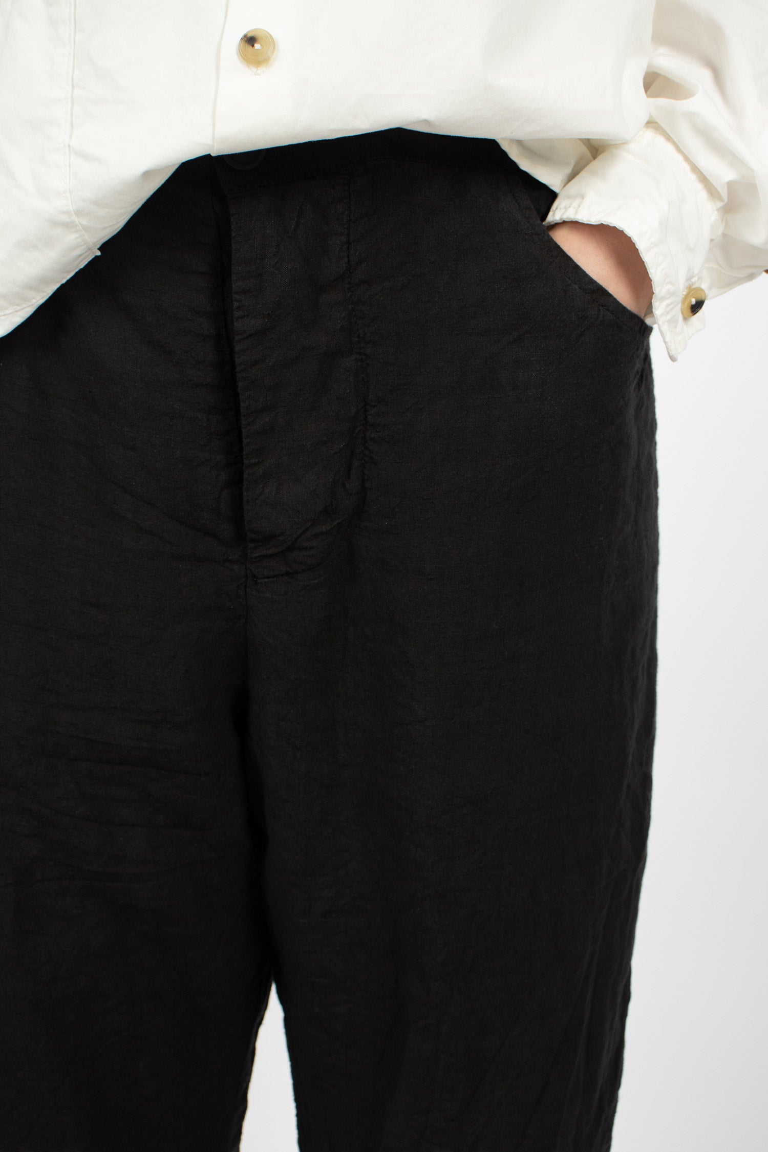 Rp Drawstring Trousers Black