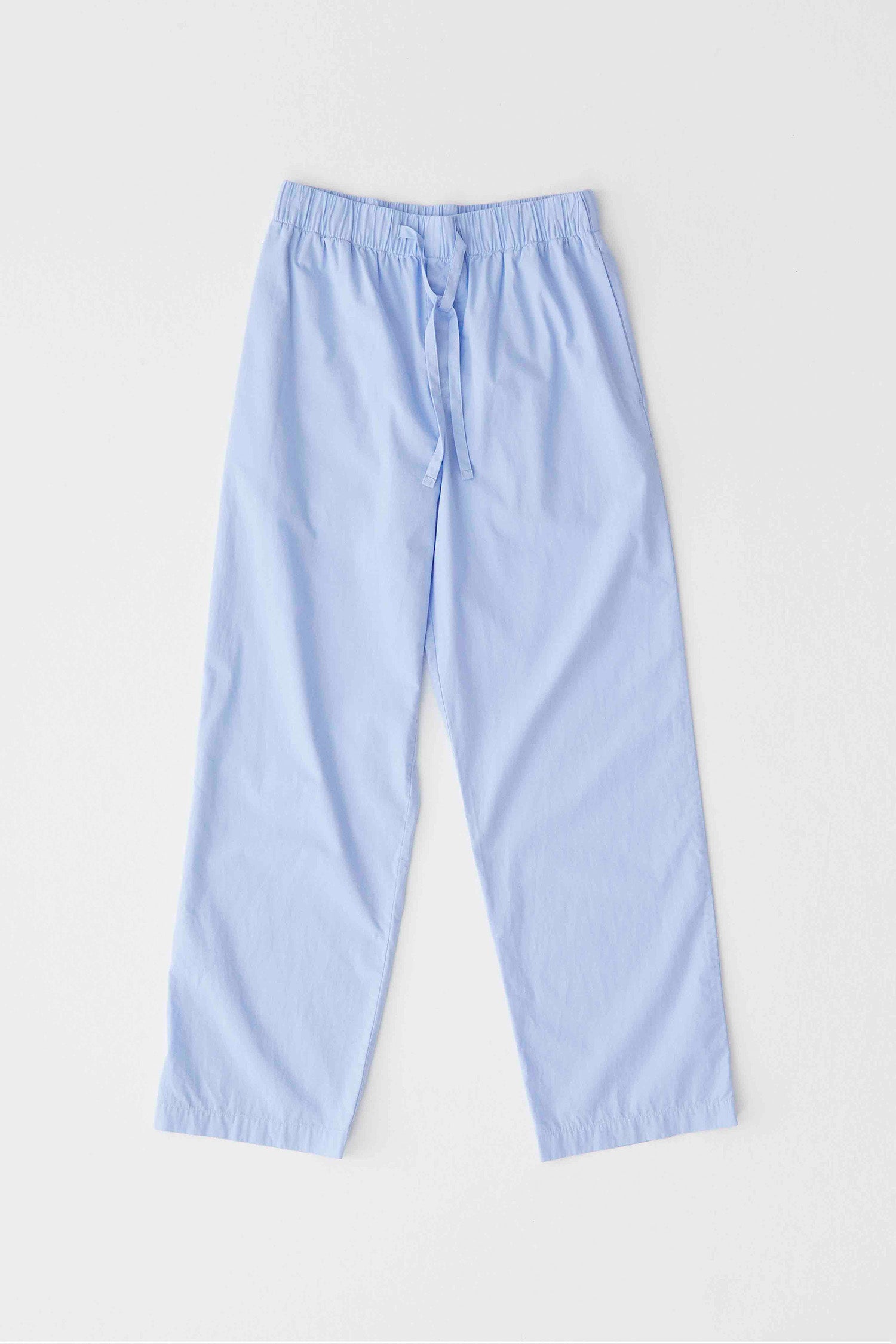 Poplin Pyjama Pants Pale Clear Blue