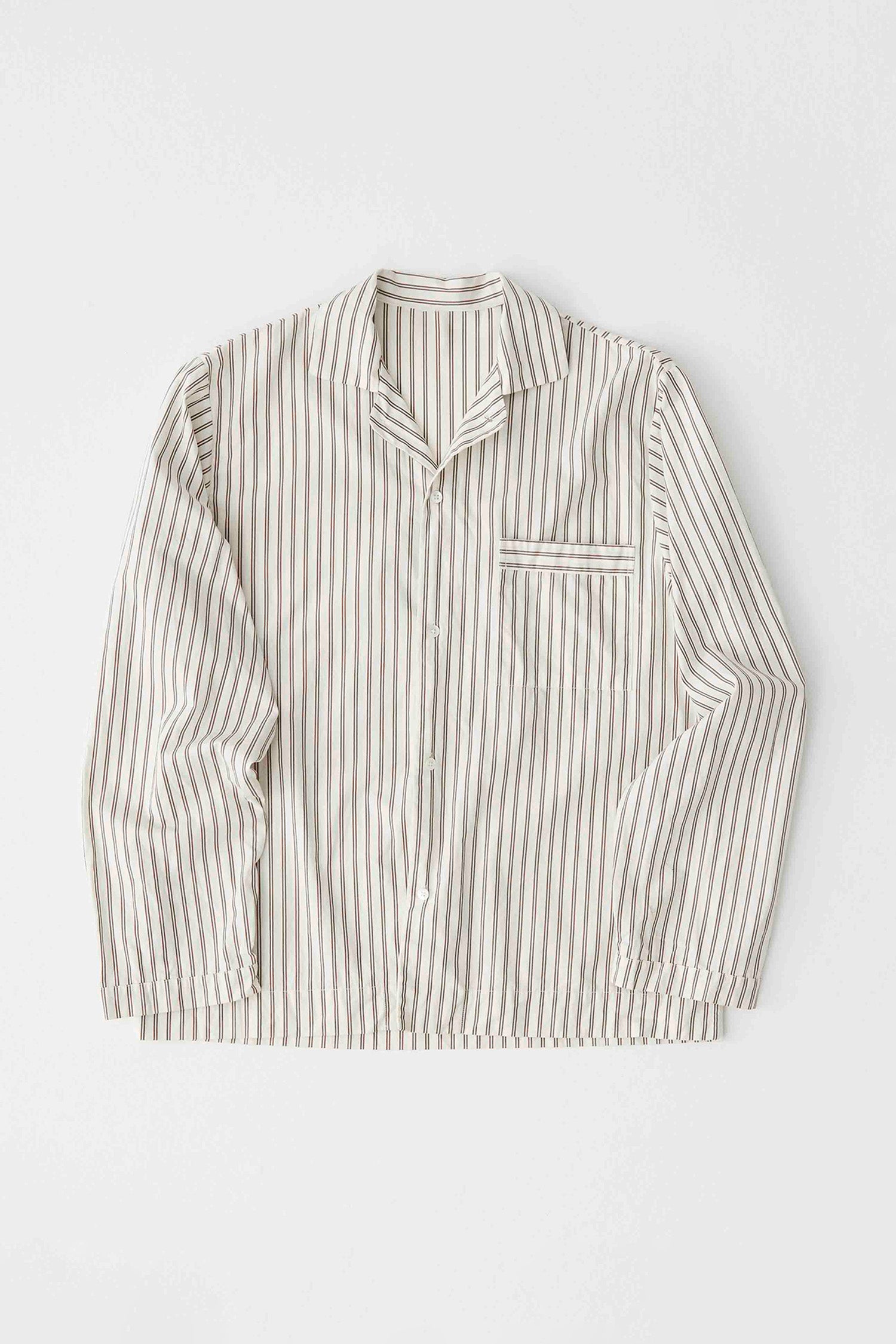 Poplin Pyjama Shirt Hopper Stripes