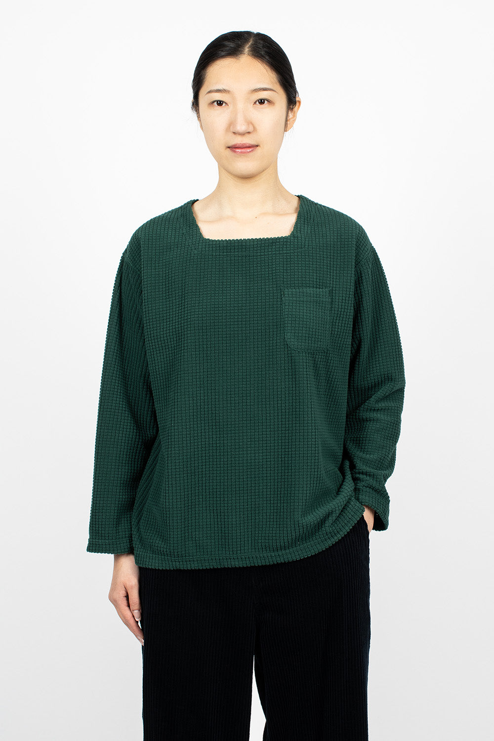 Square Neck Shirt Forest